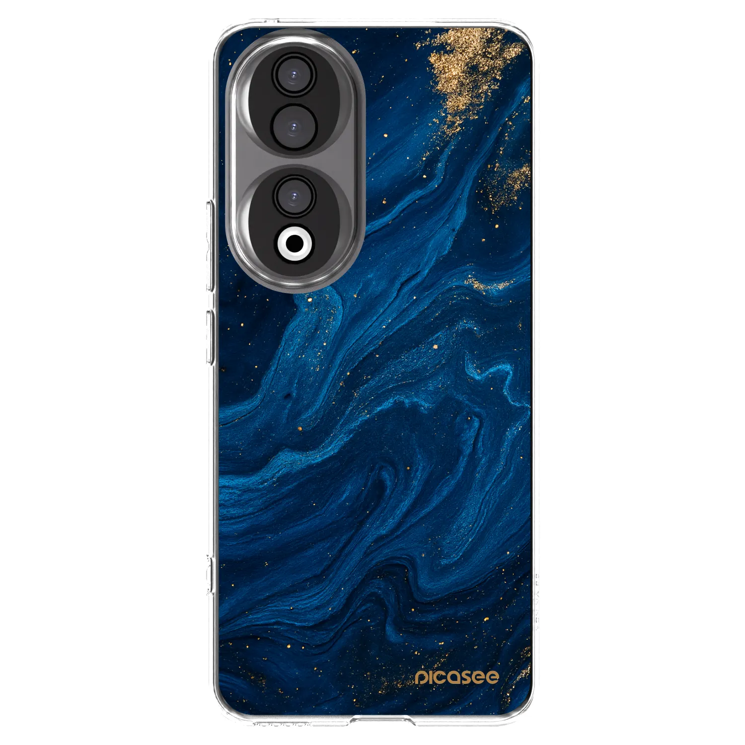 Picasee átlátszó szilikon tok az alábbi mobiltelefonokra Honor 90 5G - Blue