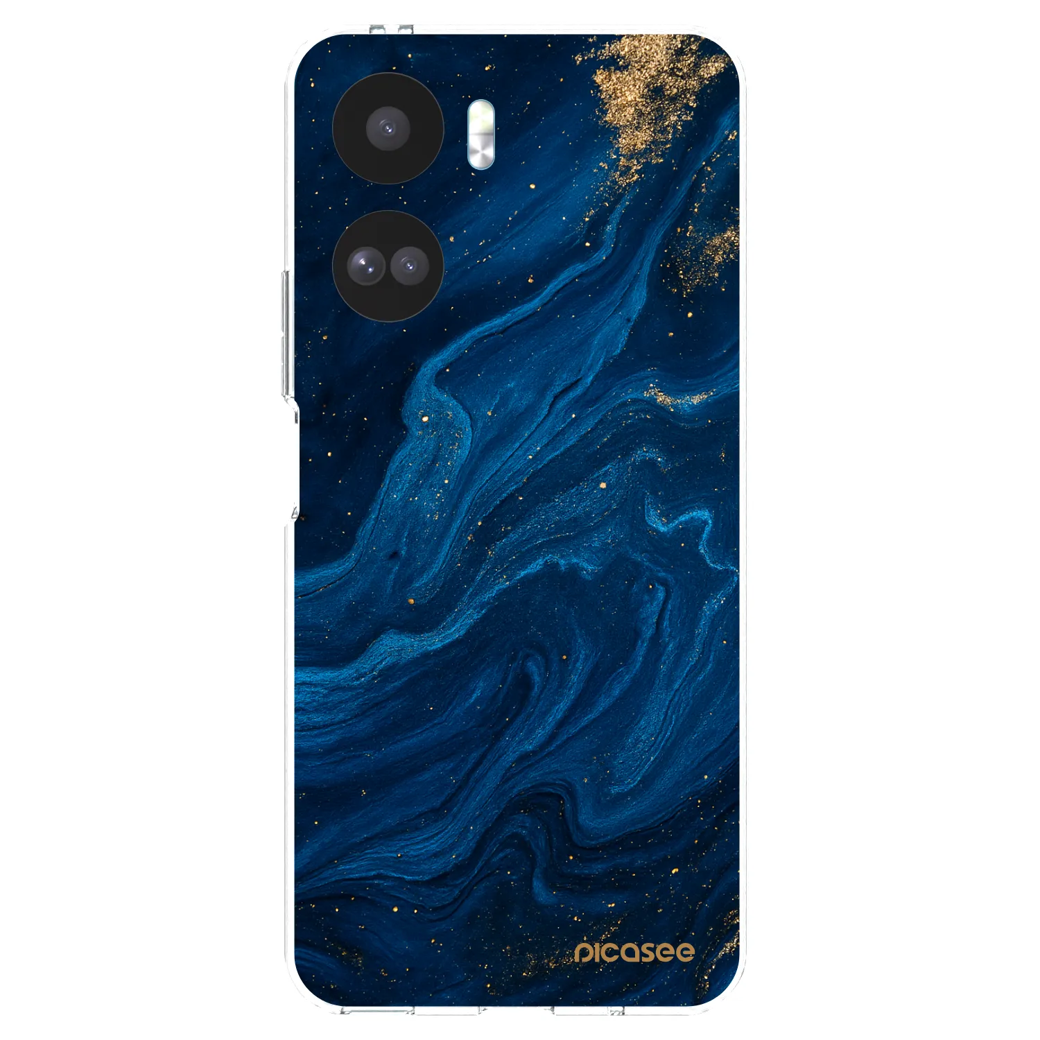 Picasee átlátszó szilikon tok az alábbi mobiltelefonokra Honor 90 Lite 5G - Blue