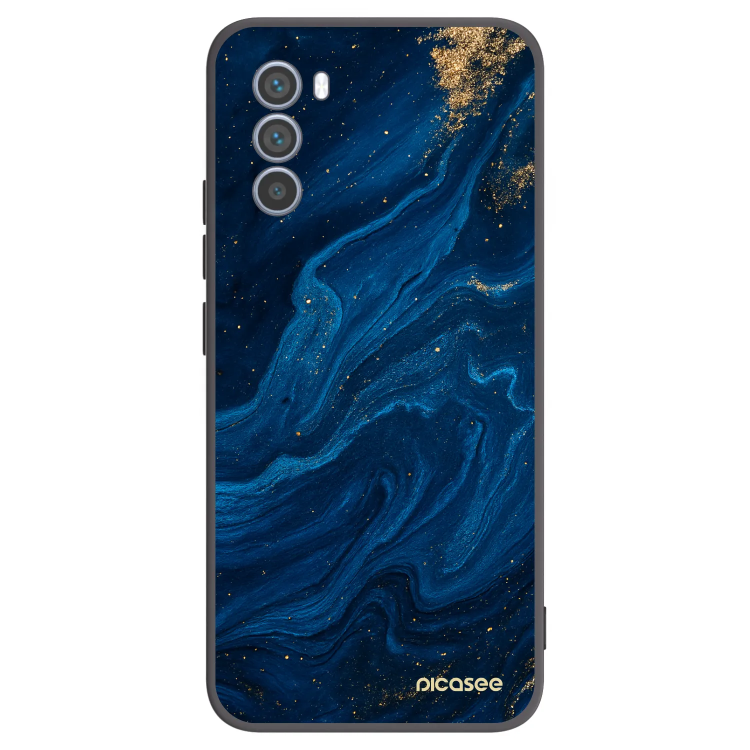 Picasee fekete szilikon tok az alábbi mobiltelefonokra Motorola Moto G62 - Blue