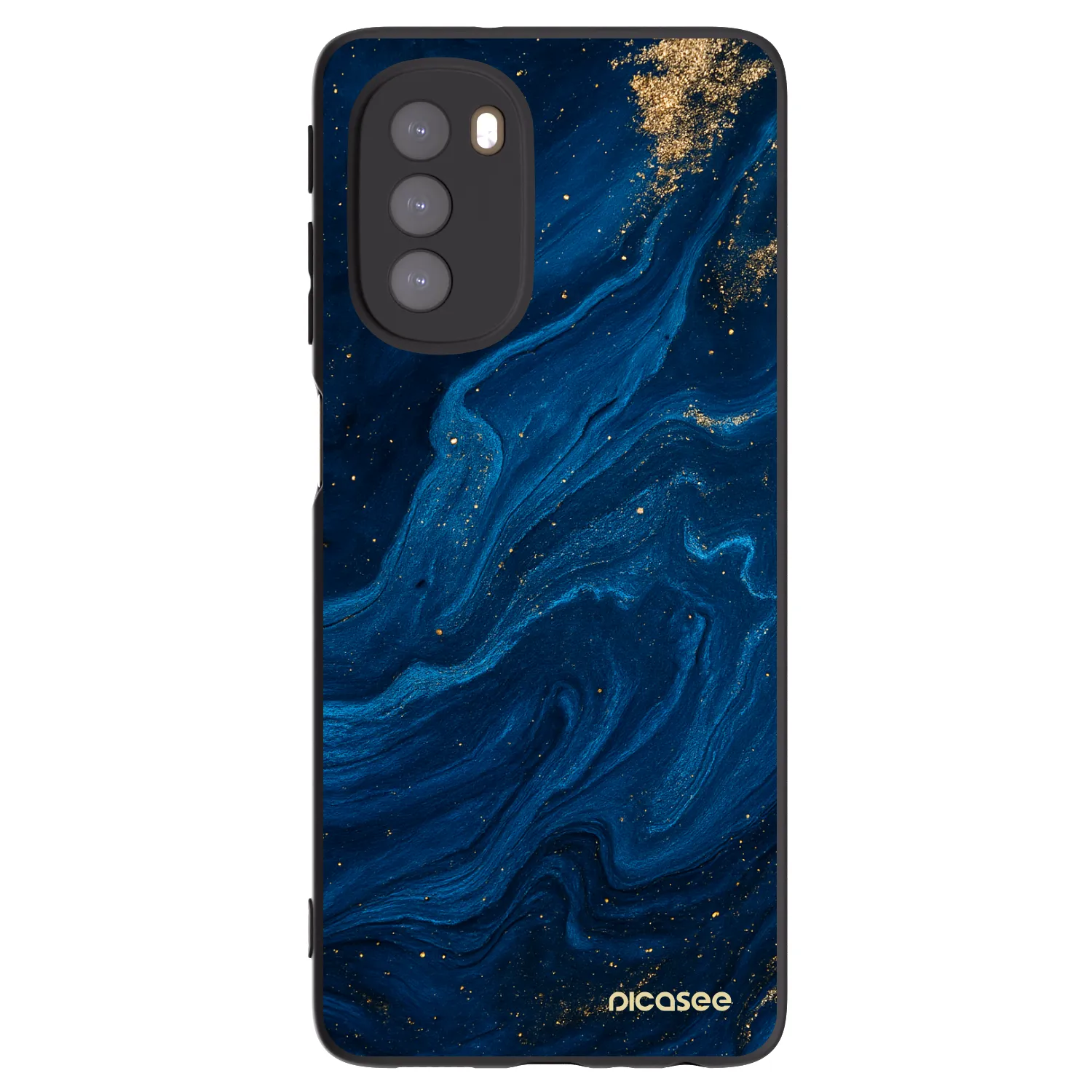 Picasee fekete szilikon tok az alábbi mobiltelefonokra Motorola Moto G51 - Blue