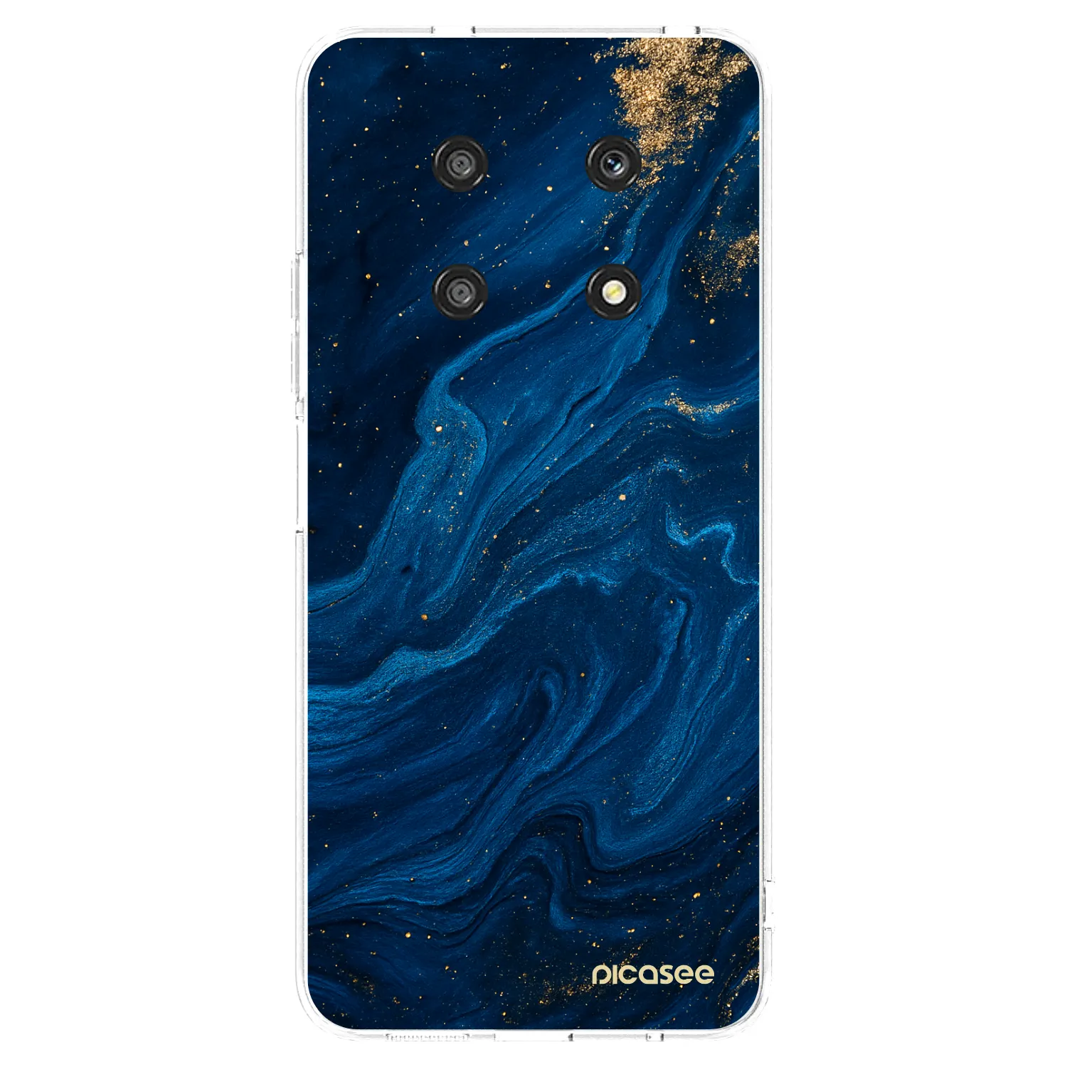 Picasee átlátszó szilikon tok az alábbi mobiltelefonokra Honor Magic4 Lite 5G - Blue