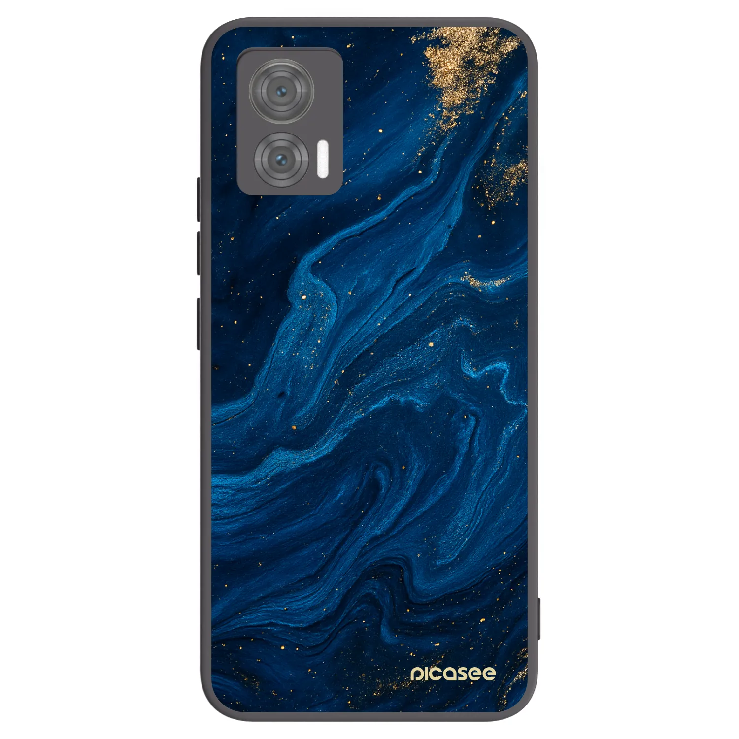Picasee fekete szilikon tok az alábbi mobiltelefonokra Motorola Edge 30 Neo - Blue