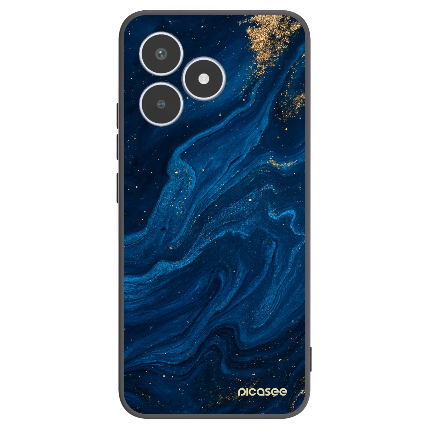 Picasee fekete szilikon tok az alábbi mobiltelefonokra Realme C53 - Blue