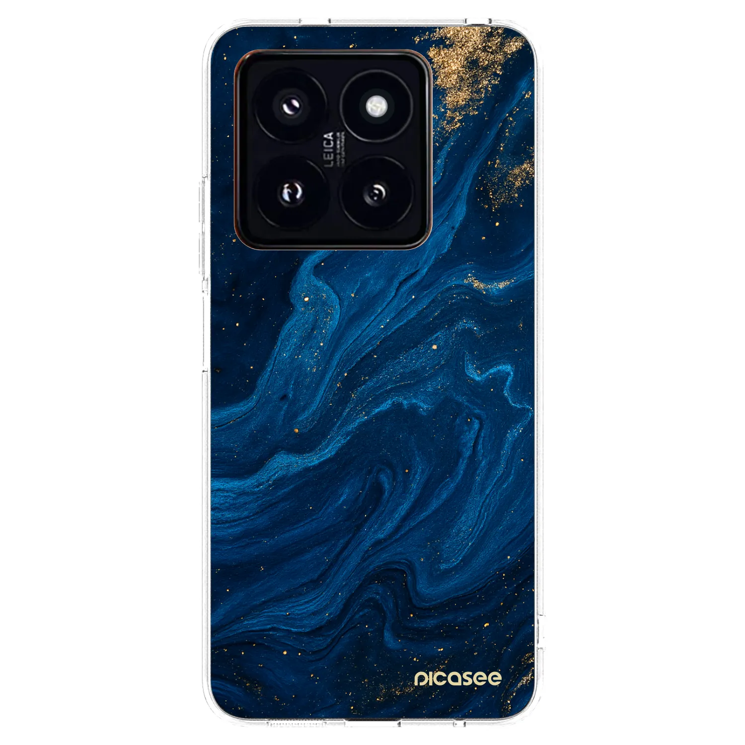 Picasee átlátszó szilikon tok az alábbi mobiltelefonokra Xiaomi 14 Pro - Blue
