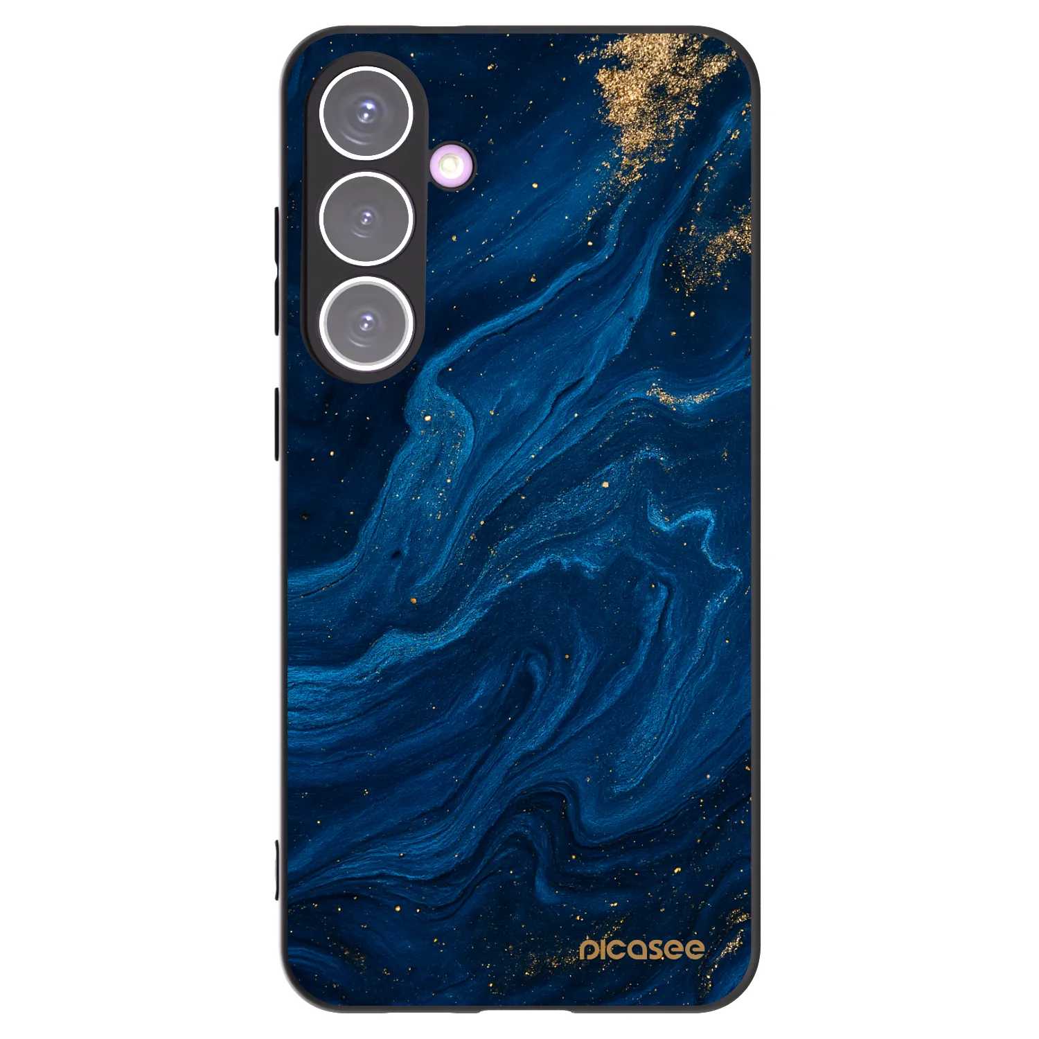 Picasee fekete szilikon tok az alábbi mobiltelefonokra Samsung Galaxy S24+ S926B 5G - Blue