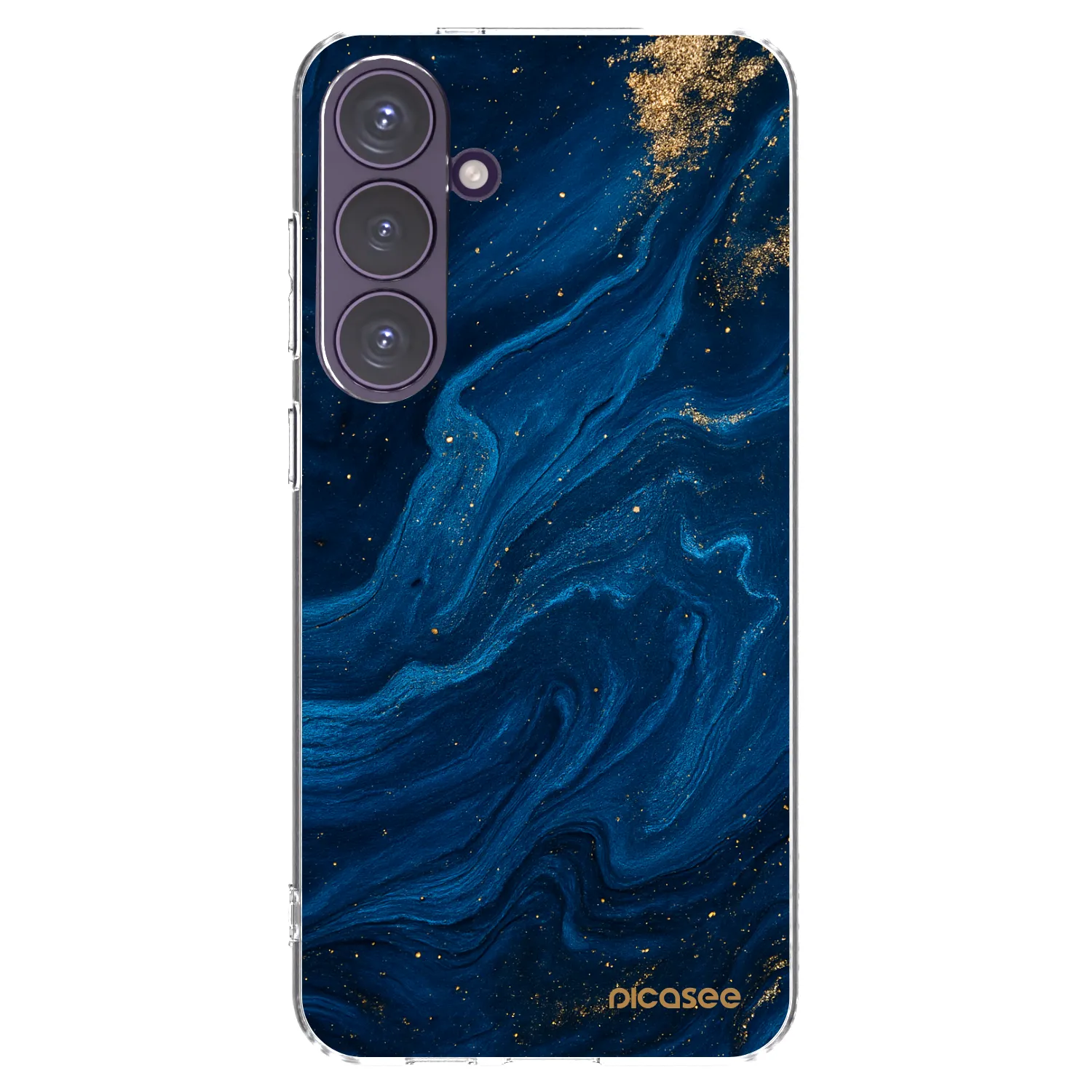Picasee átlátszó szilikon tok az alábbi mobiltelefonokra Samsung Galaxy S24+ S926B 5G - Blue