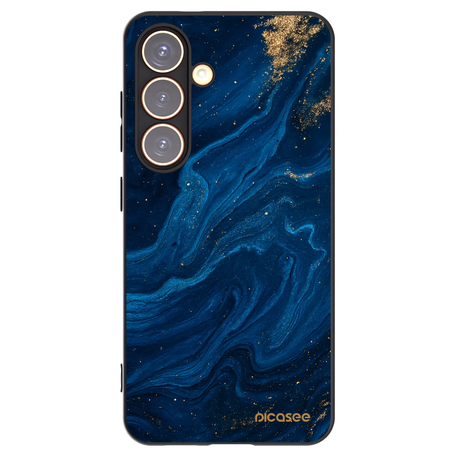 Picasee fekete szilikon tok az alábbi mobiltelefonokra Samsung Galaxy S24 S921B 5G - Blue