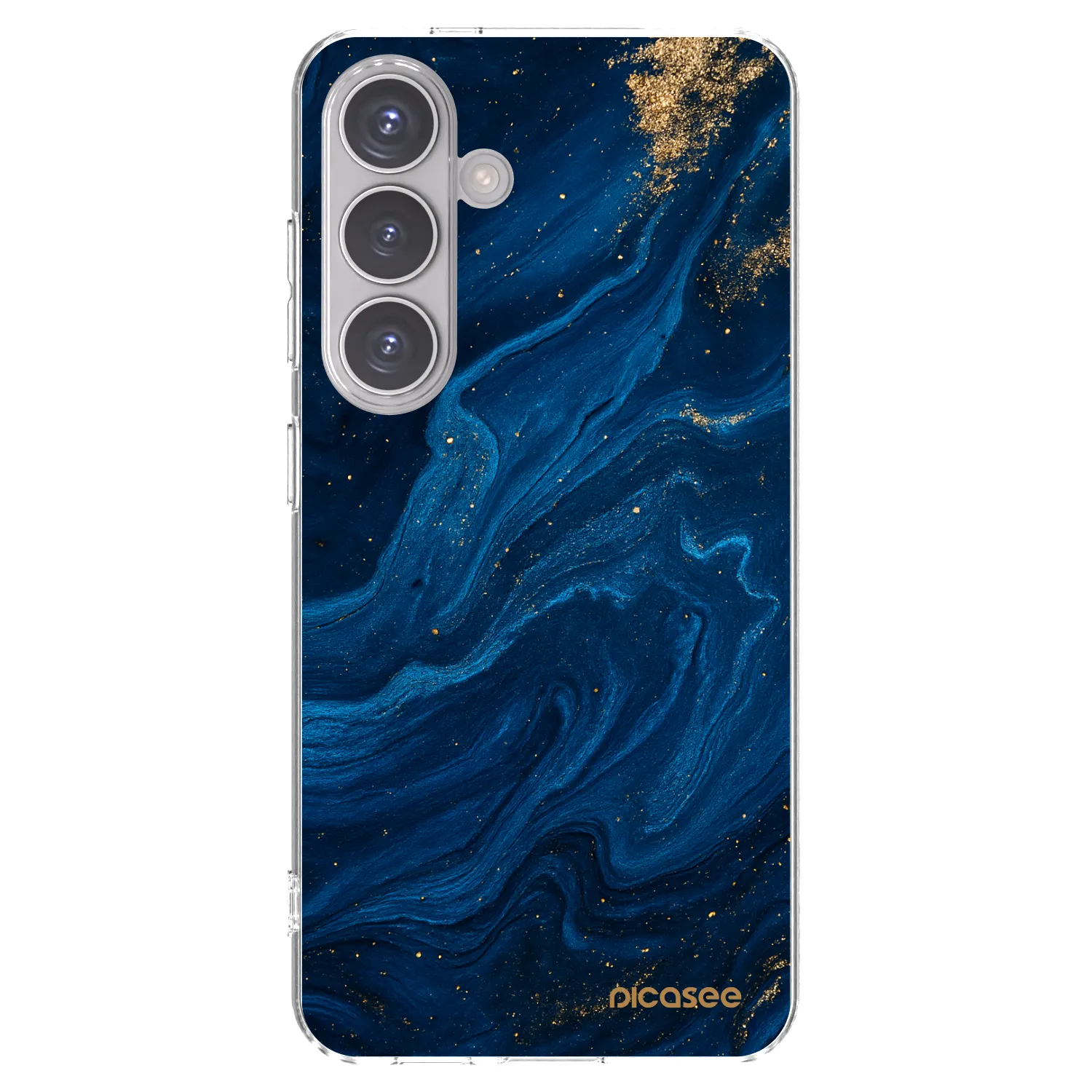 Picasee átlátszó szilikon tok az alábbi mobiltelefonokra Samsung Galaxy S24 S921B 5G - Blue