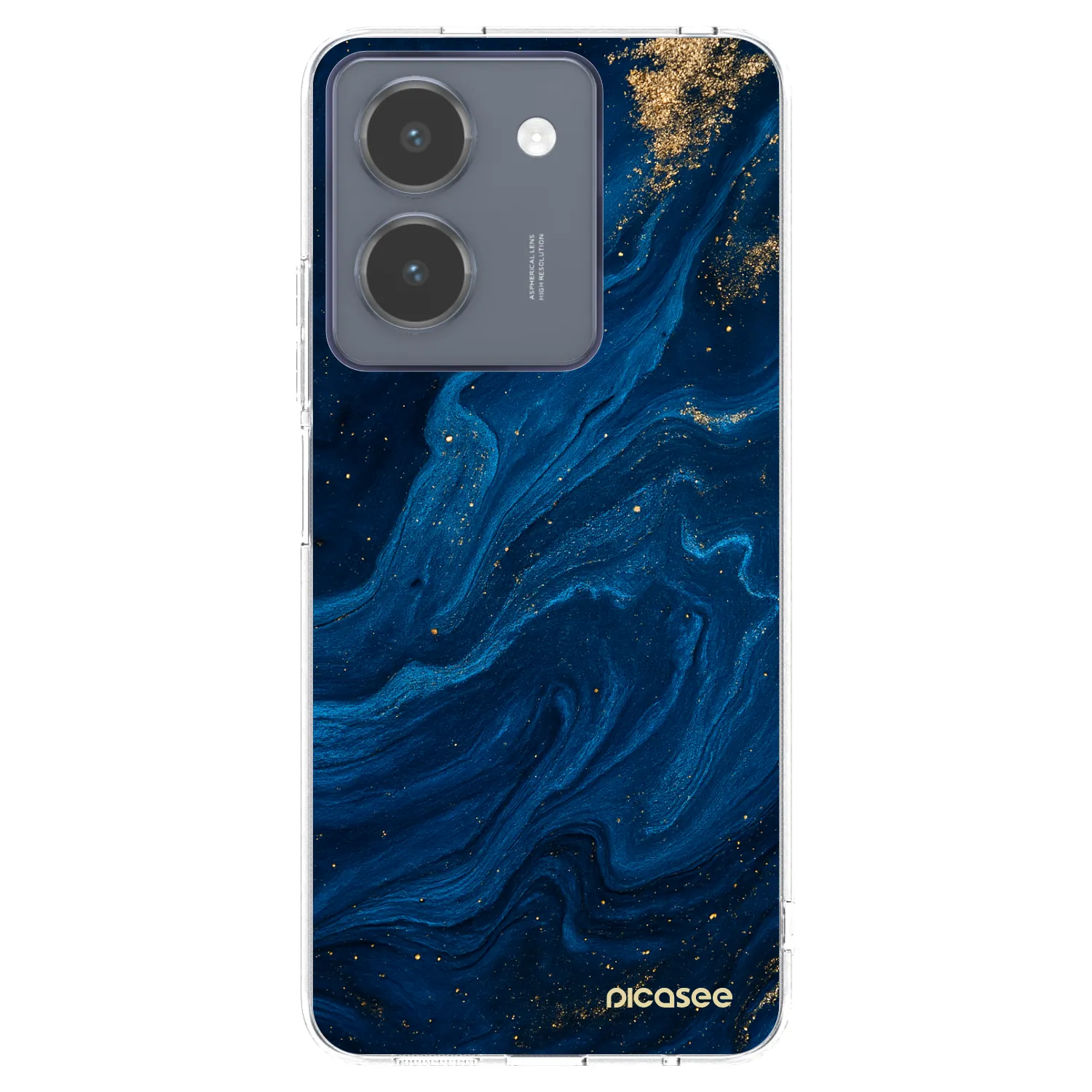 Picasee átlátszó szilikon tok az alábbi mobiltelefonokra Vivo Y36 4G - Blue