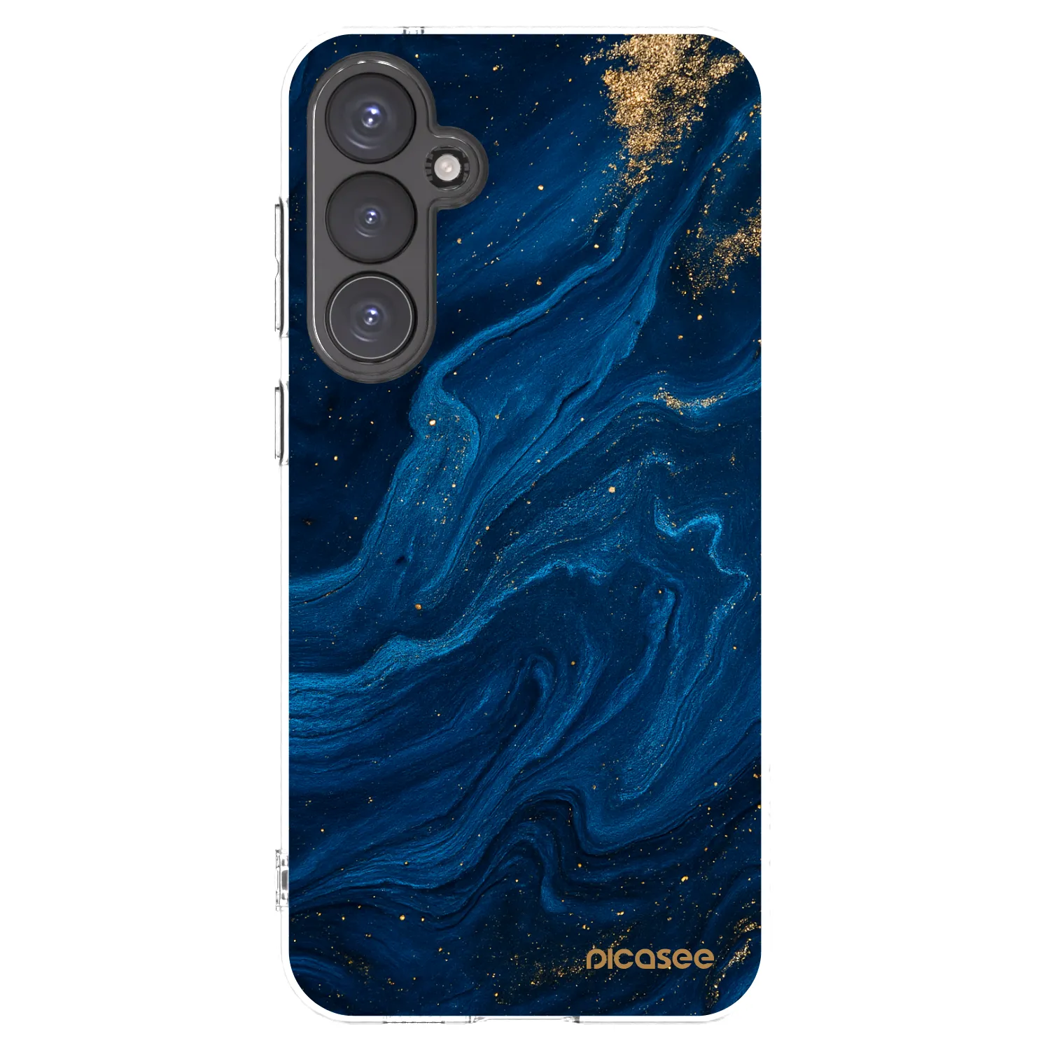 Picasee átlátszó szilikon tok az alábbi mobiltelefonokra Samsung Galaxy S23 FE S711B - Blue