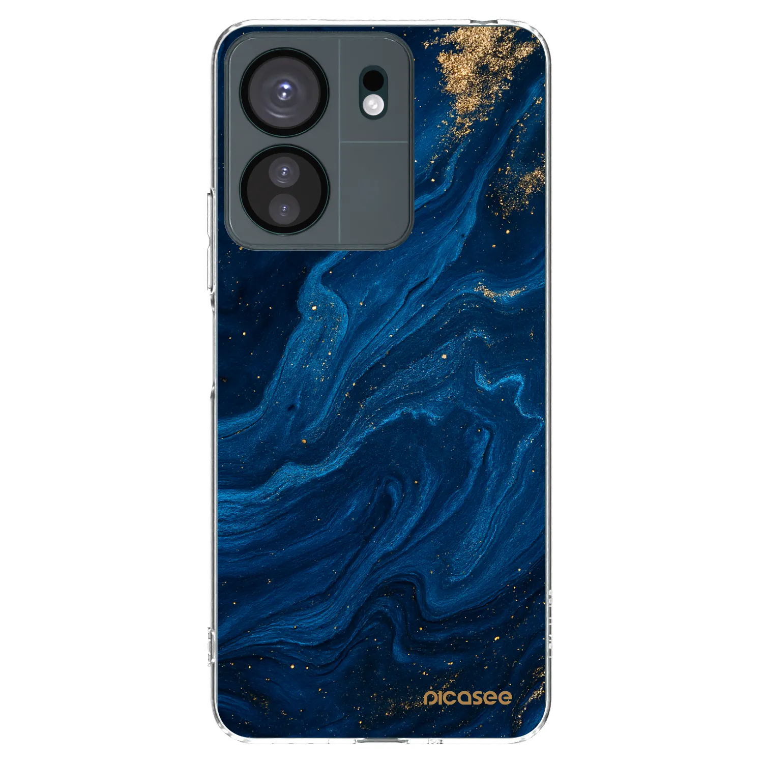 Picasee átlátszó szilikon tok az alábbi mobiltelefonokra Xiaomi Redmi 13C 4G - Blue