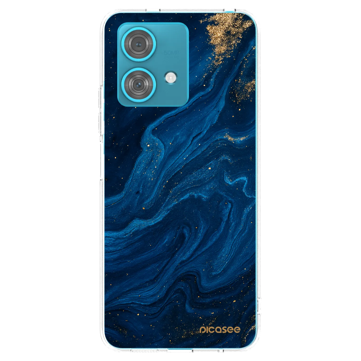 Picasee átlátszó szilikon tok az alábbi mobiltelefonokra Motorola Edge 40 Neo - Blue