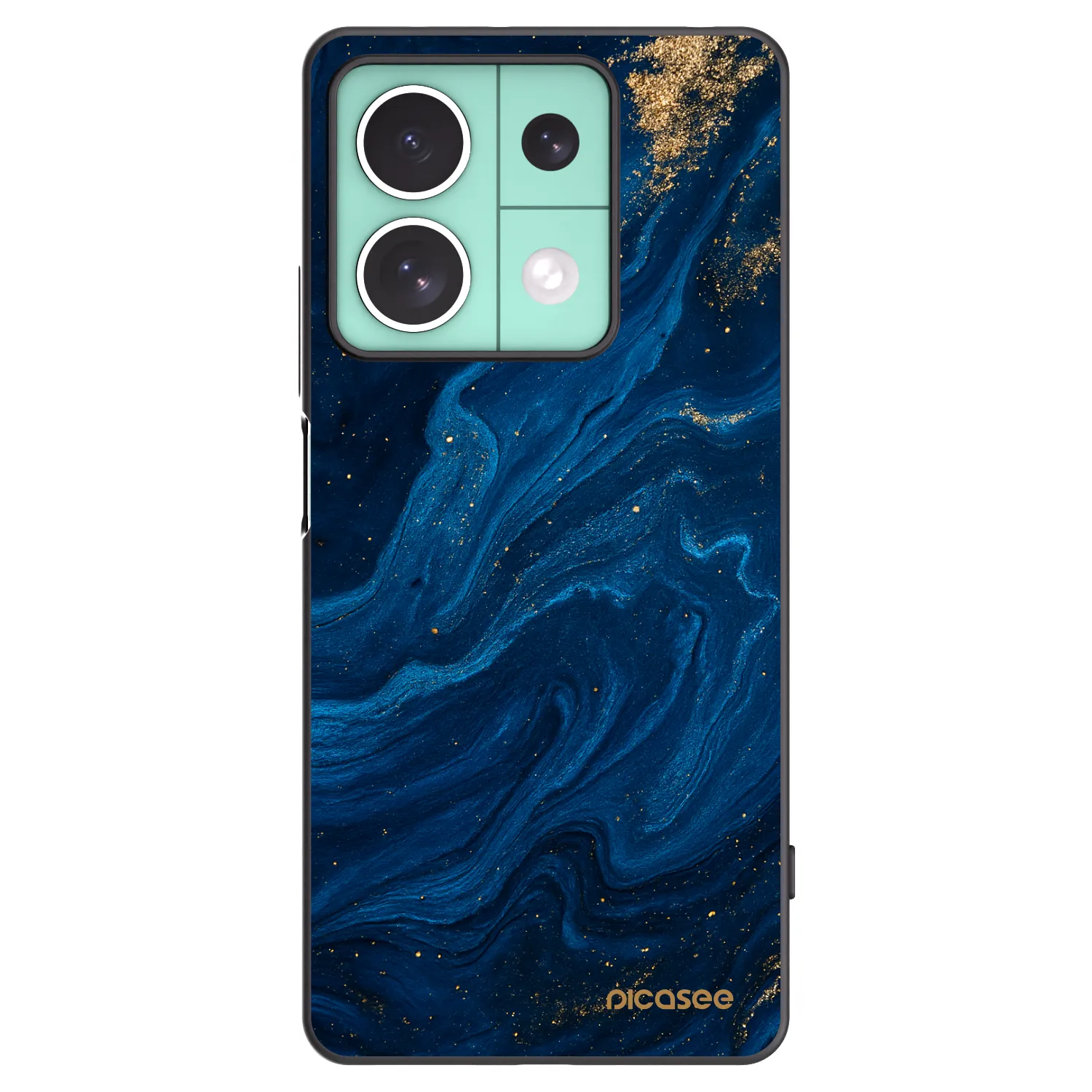 Picasee fekete szilikon tok az alábbi mobiltelefonokra Xiaomi Redmi Note 13 5G - Blue