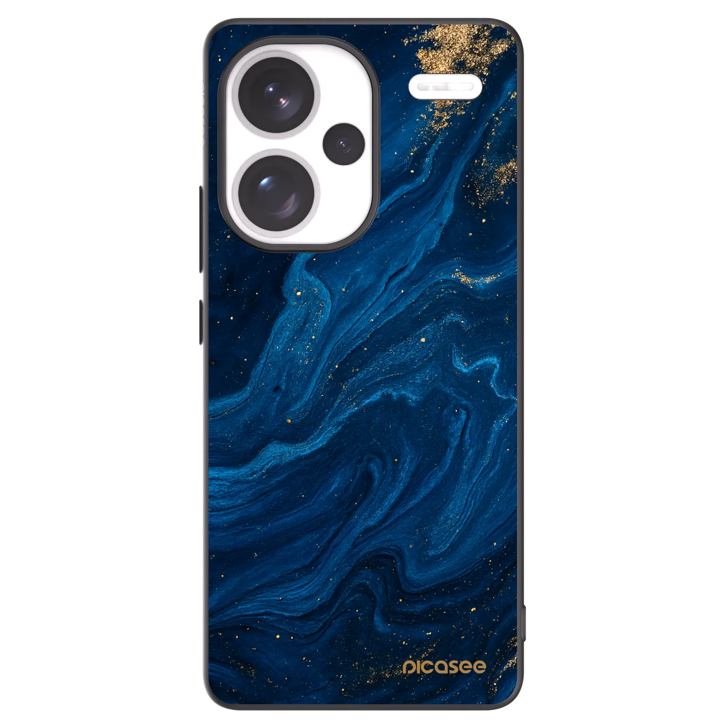 Picasee fekete szilikon tok az alábbi mobiltelefonokra Xiaomi Redmi Note 13 Pro+ 5G - Blue