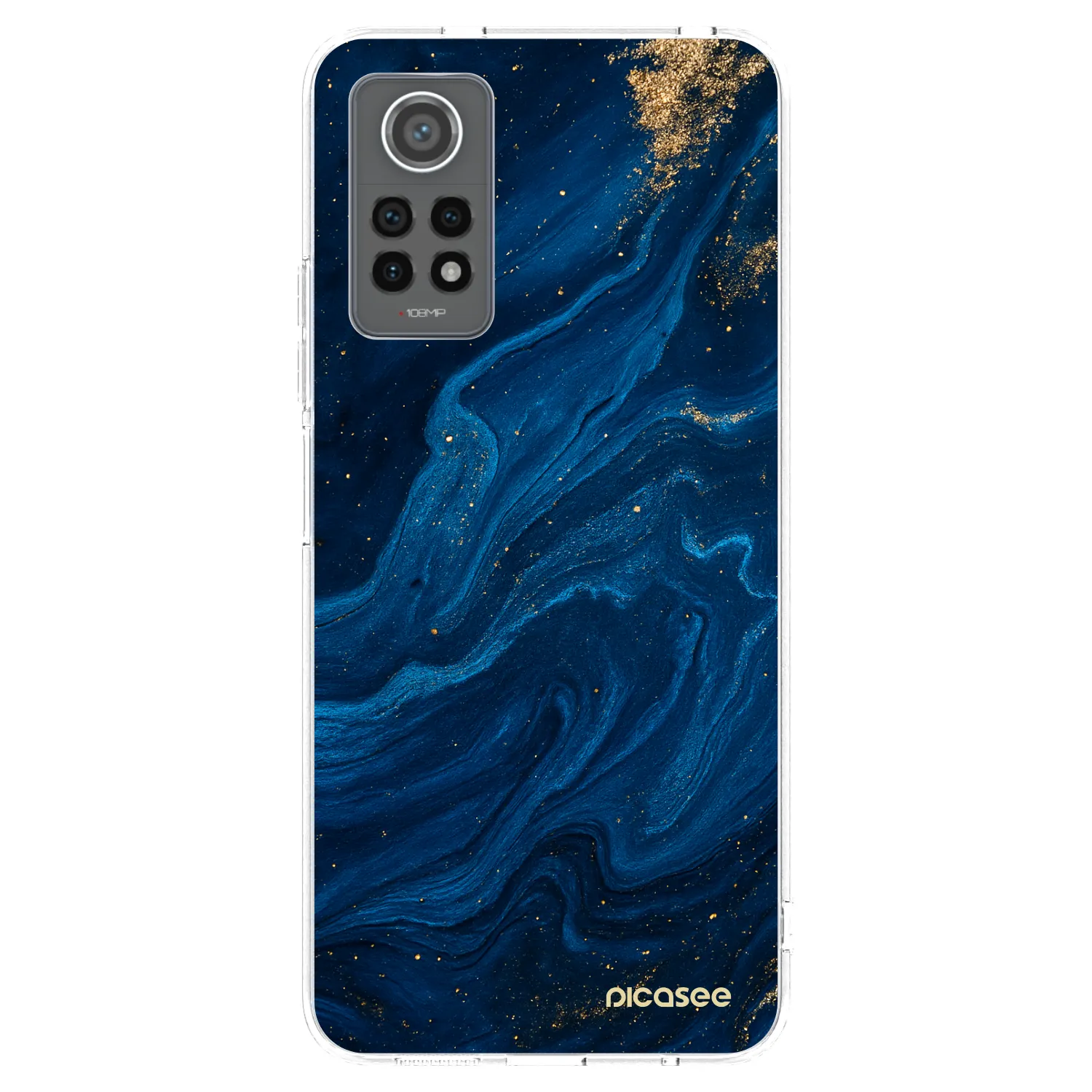Picasee átlátszó szilikon tok az alábbi mobiltelefonokra Xiaomi Redmi Note 12 Pro 4G - Blue