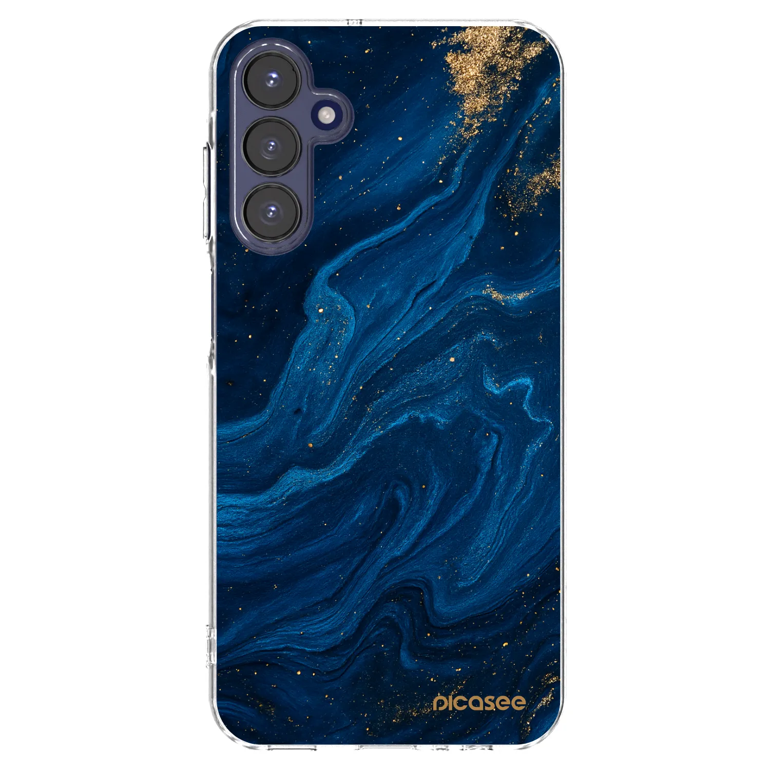 Picasee átlátszó szilikon tok az alábbi mobiltelefonokra Samsung Galaxy A15 A155F 4G - Blue
