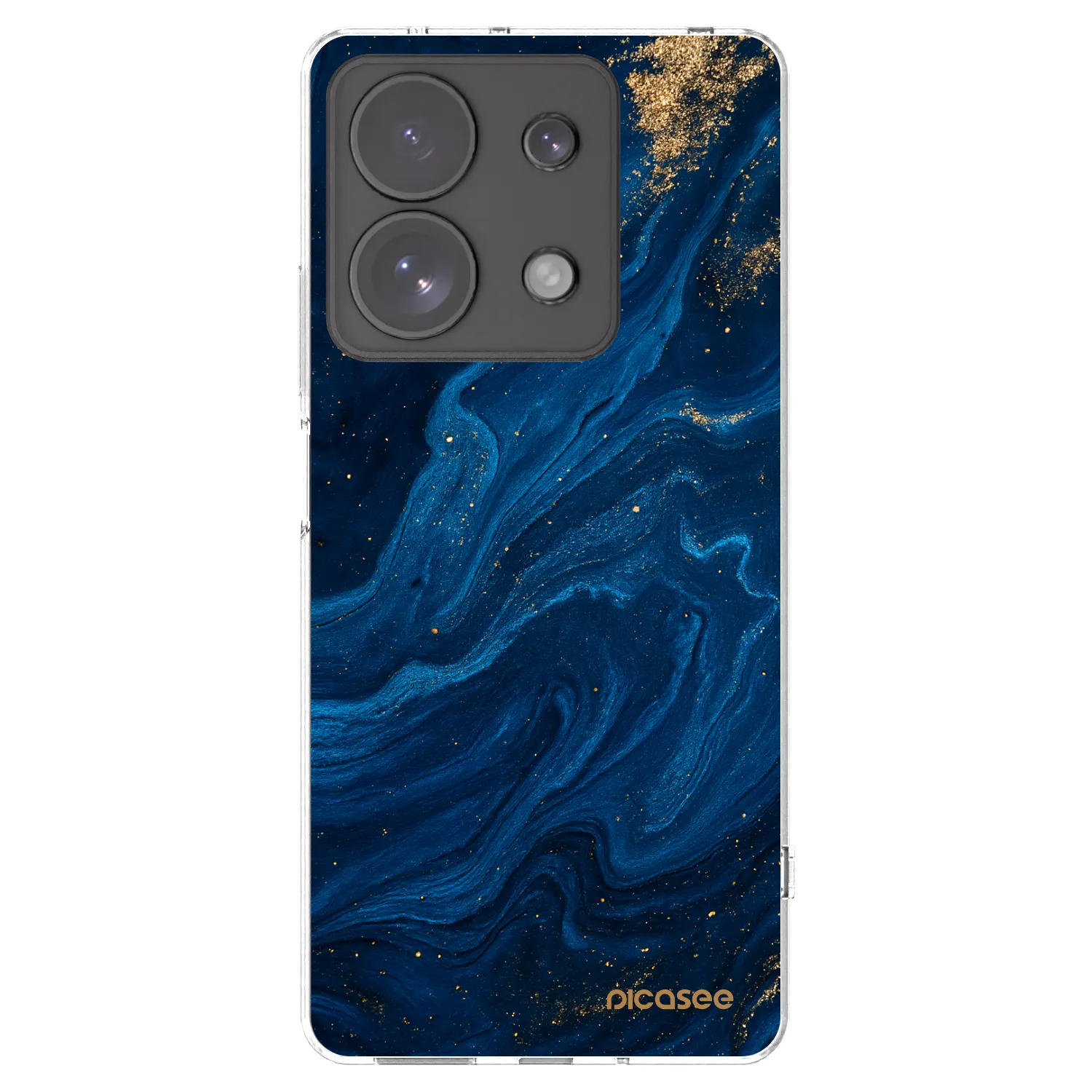 Picasee átlátszó szilikon tok az alábbi mobiltelefonokra Xiaomi Redmi Note 13 Pro 4G - Blue