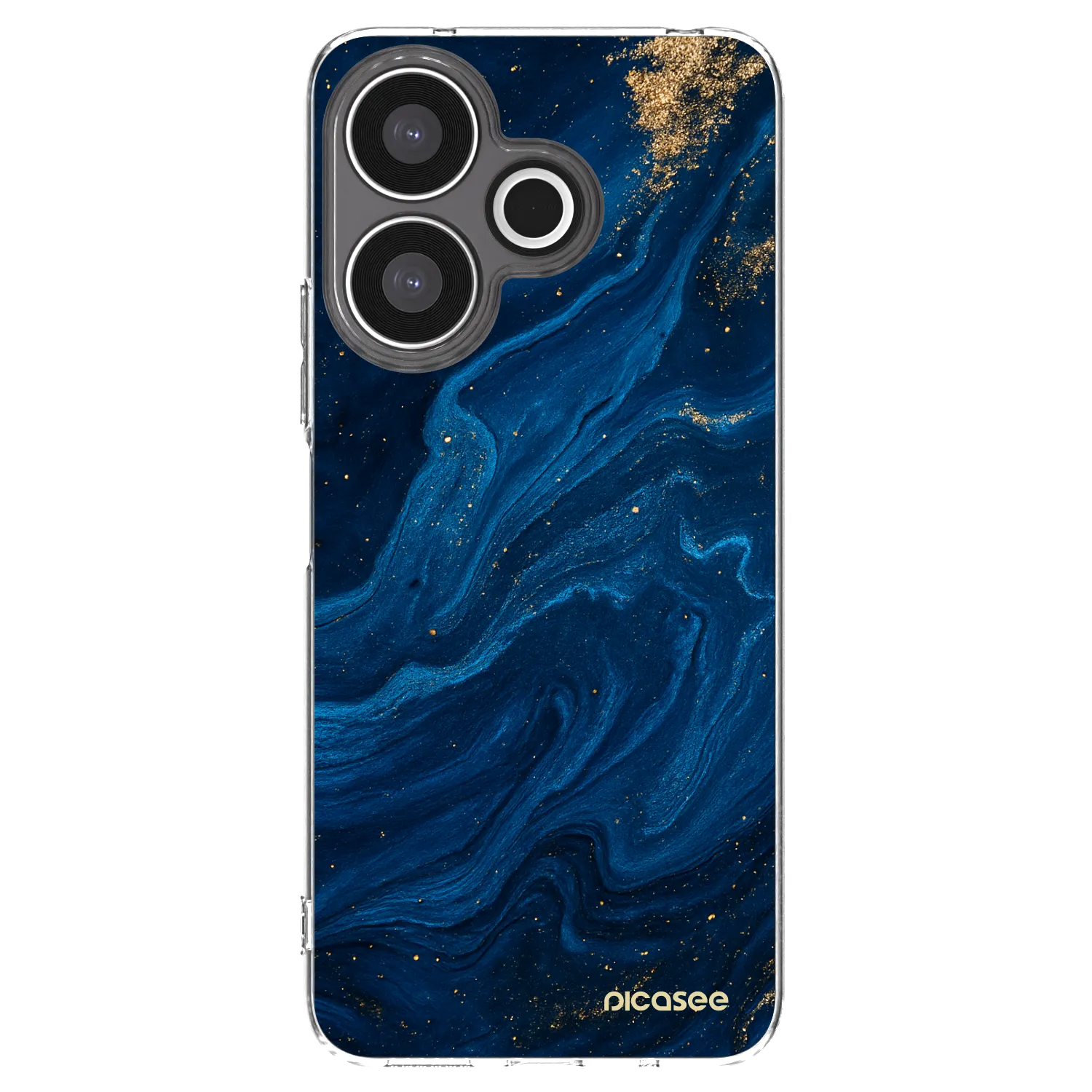 Picasee átlátszó szilikon tok az alábbi mobiltelefonokra Xiaomi Redmi 13 4G - Blue