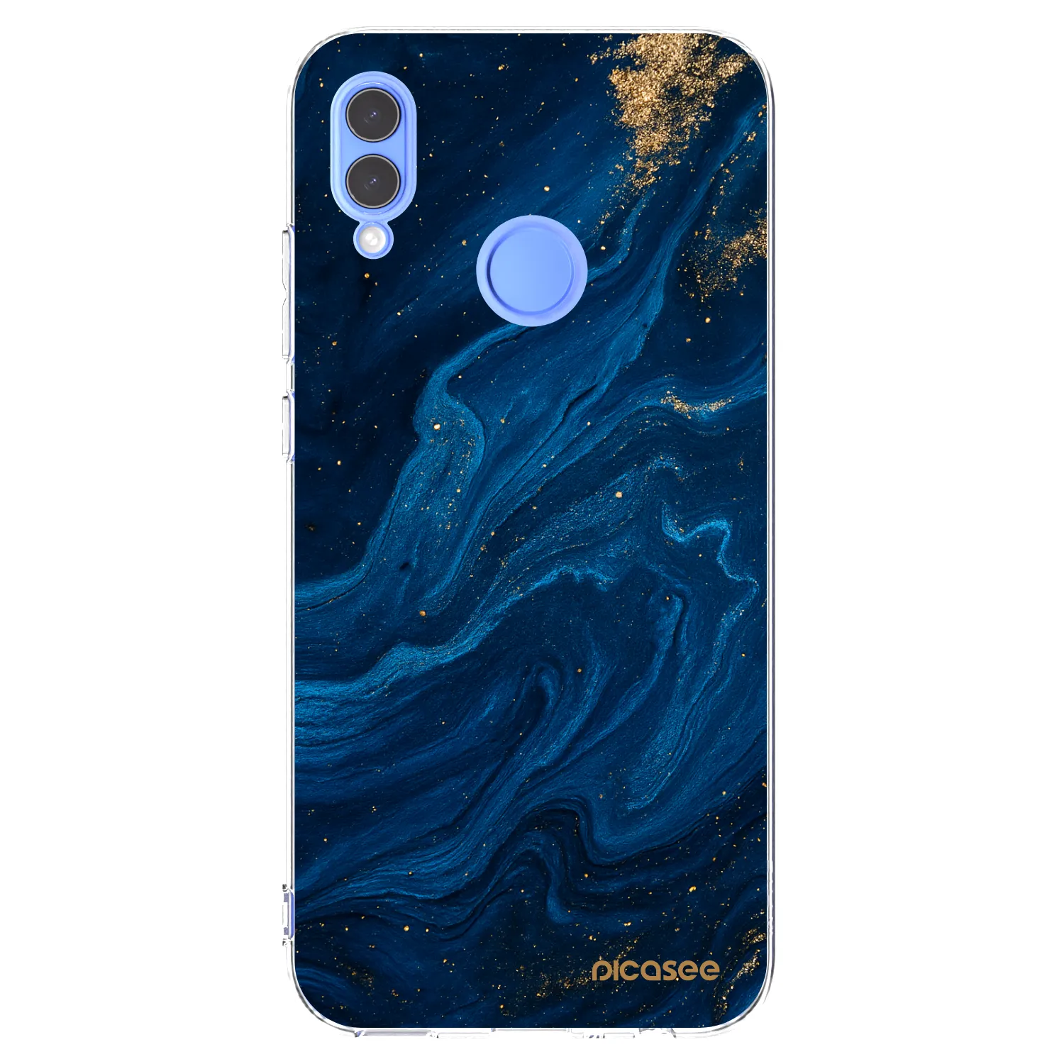 Picasee átlátszó szilikon tok az alábbi mobiltelefonokra Honor 10 Lite - Blue