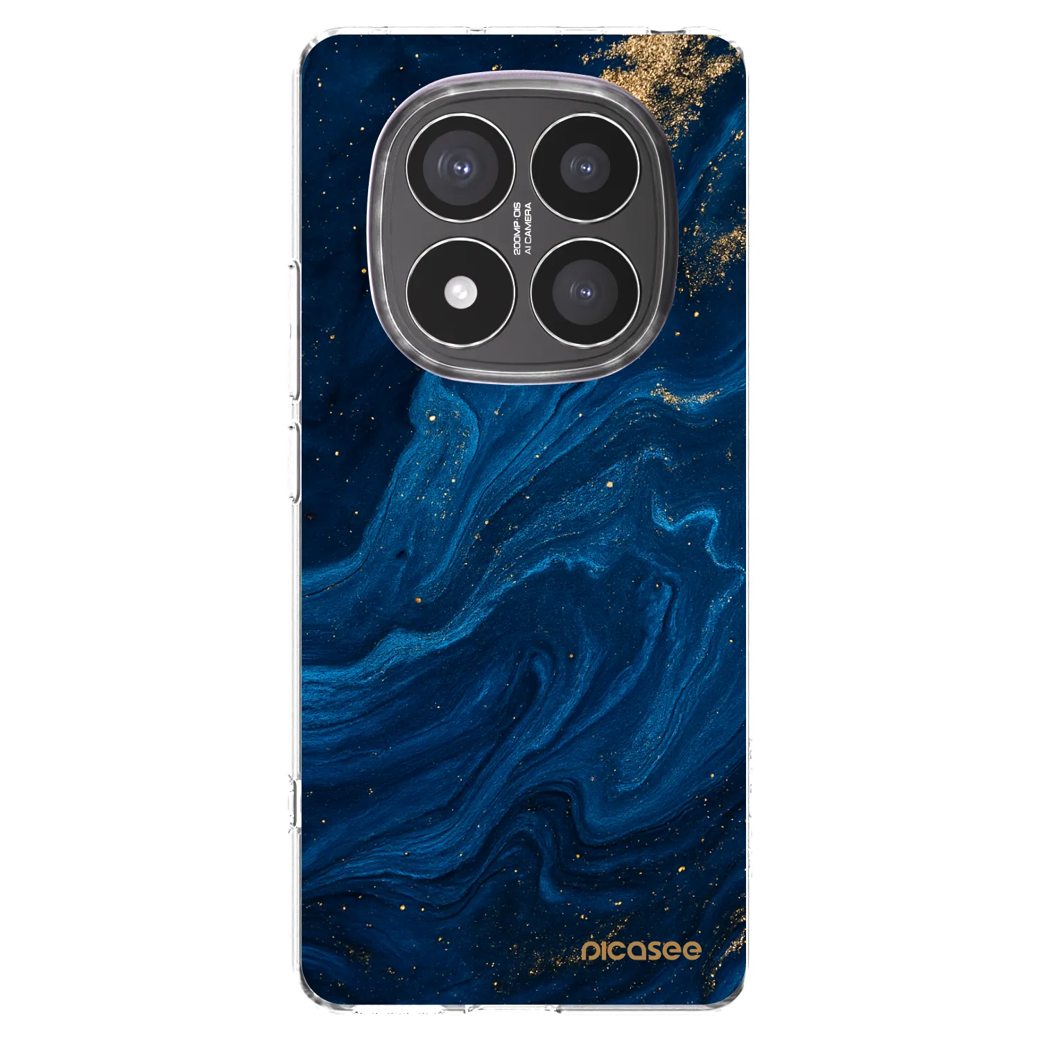 Picasee átlátszó szilikon tok az alábbi mobiltelefonokra Xiaomi Redmi Note 14 Pro+ 5G - Blue