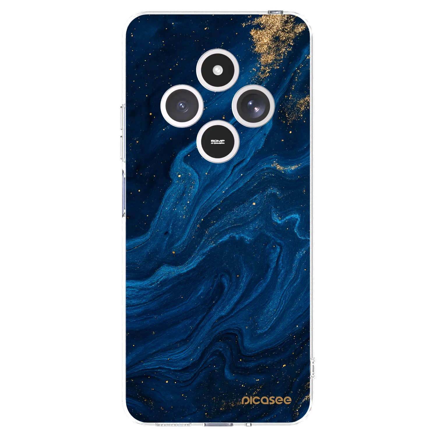 Picasee átlátszó szilikon tok az alábbi mobiltelefonokra Xiaomi Redmi 14C - Blue