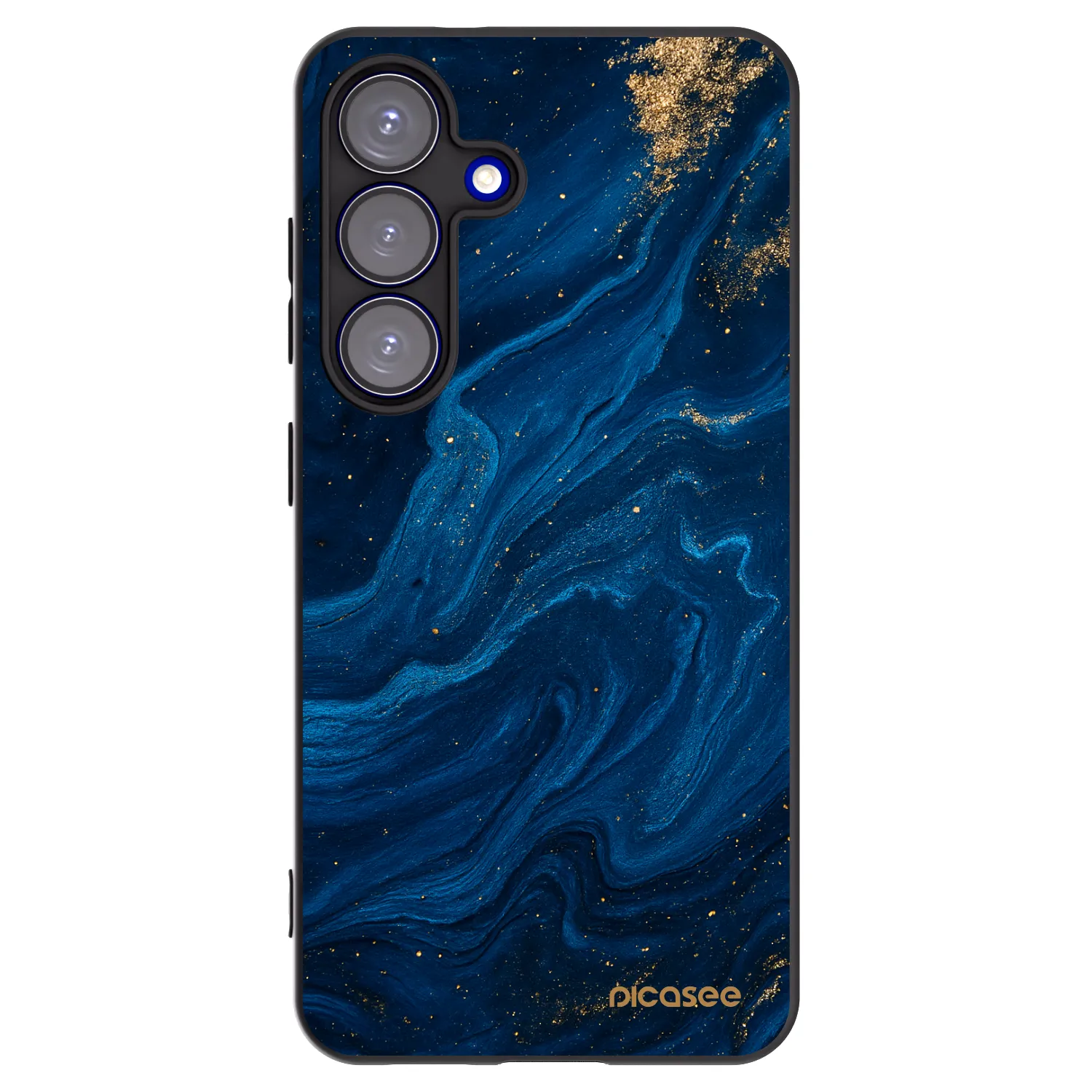 Picasee fekete szilikon tok az alábbi mobiltelefonokra Samsung Galaxy S25 5G - Blue