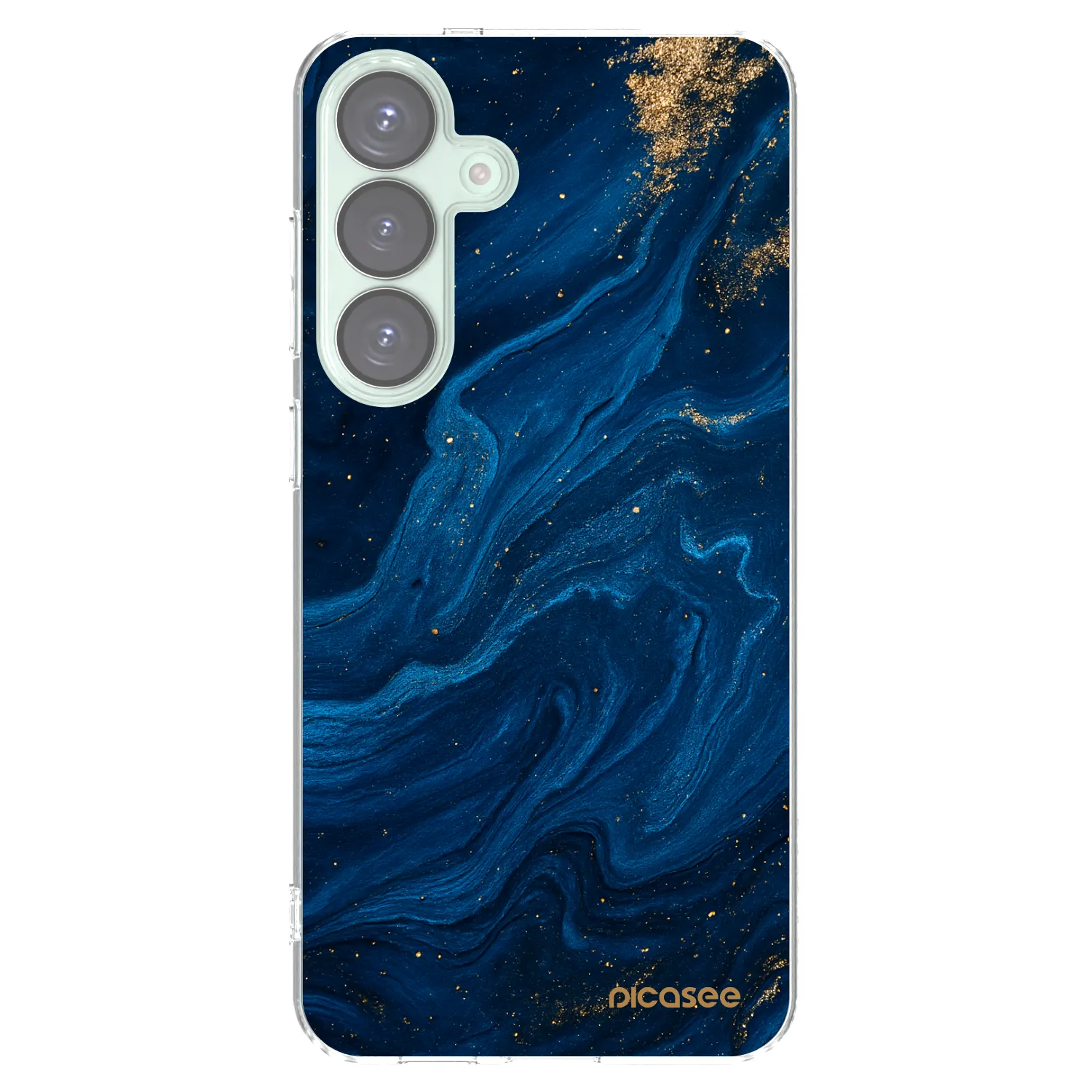 Picasee átlátszó szilikon tok az alábbi mobiltelefonokra Samsung Galaxy S25+ 5G - Blue