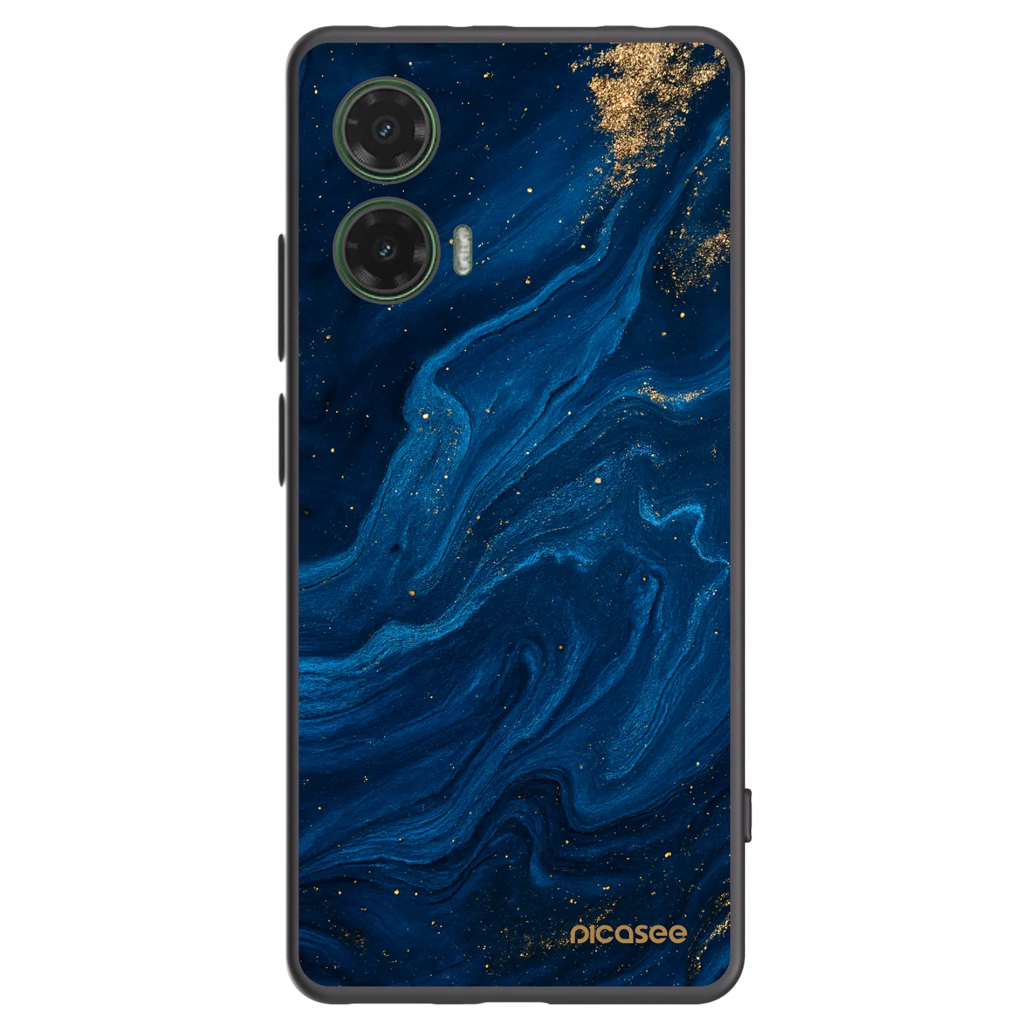 Picasee fekete szilikon tok az alábbi mobiltelefonokra Motorola Moto G35 5G - Blue
