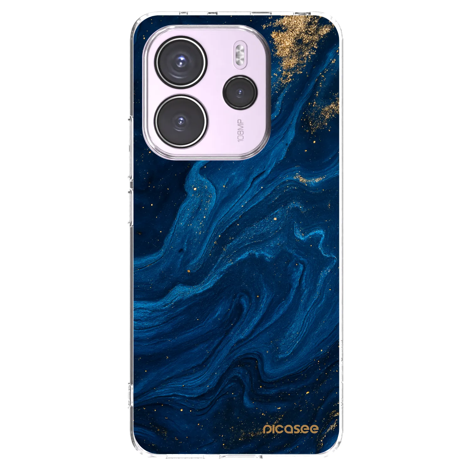 Picasee átlátszó szilikon tok az alábbi mobiltelefonokra Xiaomi Redmi Note 14 4G - Blue