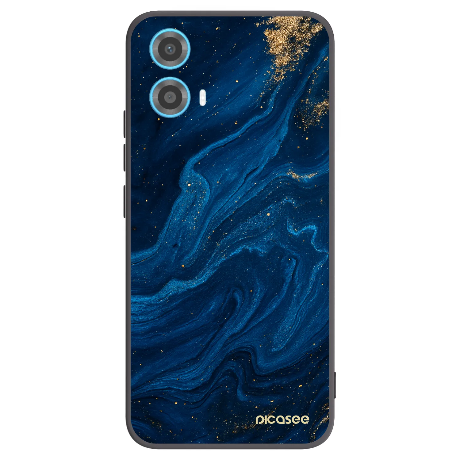 Picasee fekete szilikon tok az alábbi mobiltelefonokra Motorola Moto G34 5G - Blue