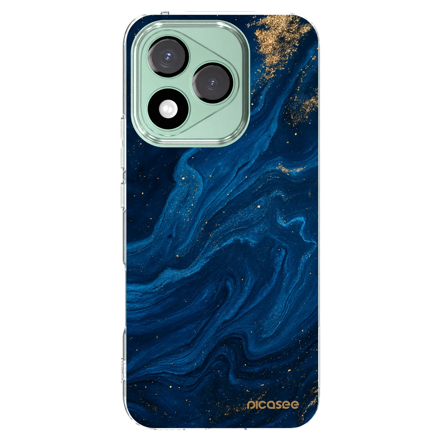 Picasee átlátszó szilikon tok az alábbi mobiltelefonokra Honor 400 Lite 5G - Blue