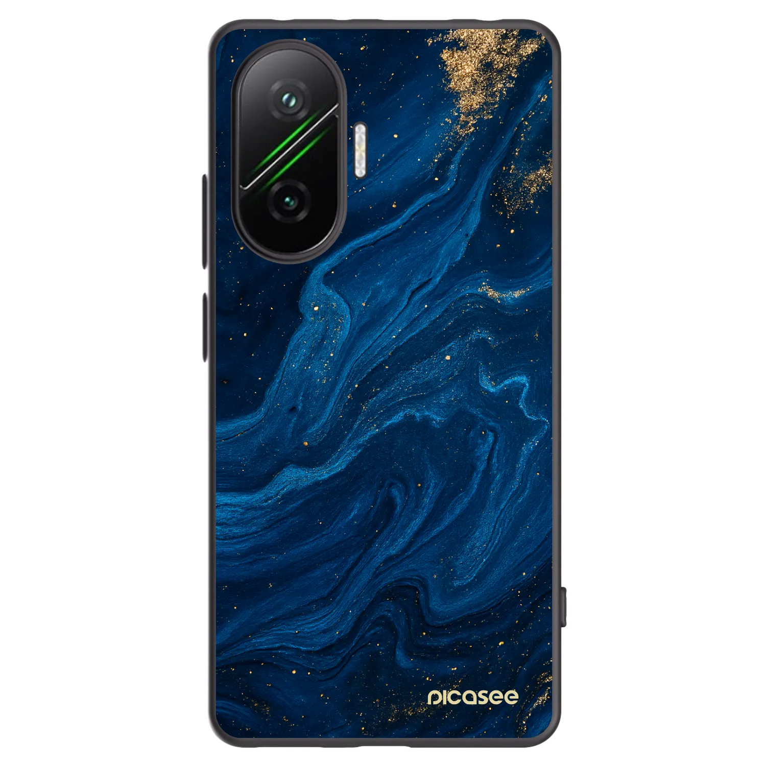 Picasee fekete szilikon tok az alábbi mobiltelefonokra Xiaomi Poco F7 Pro 5G - Blue