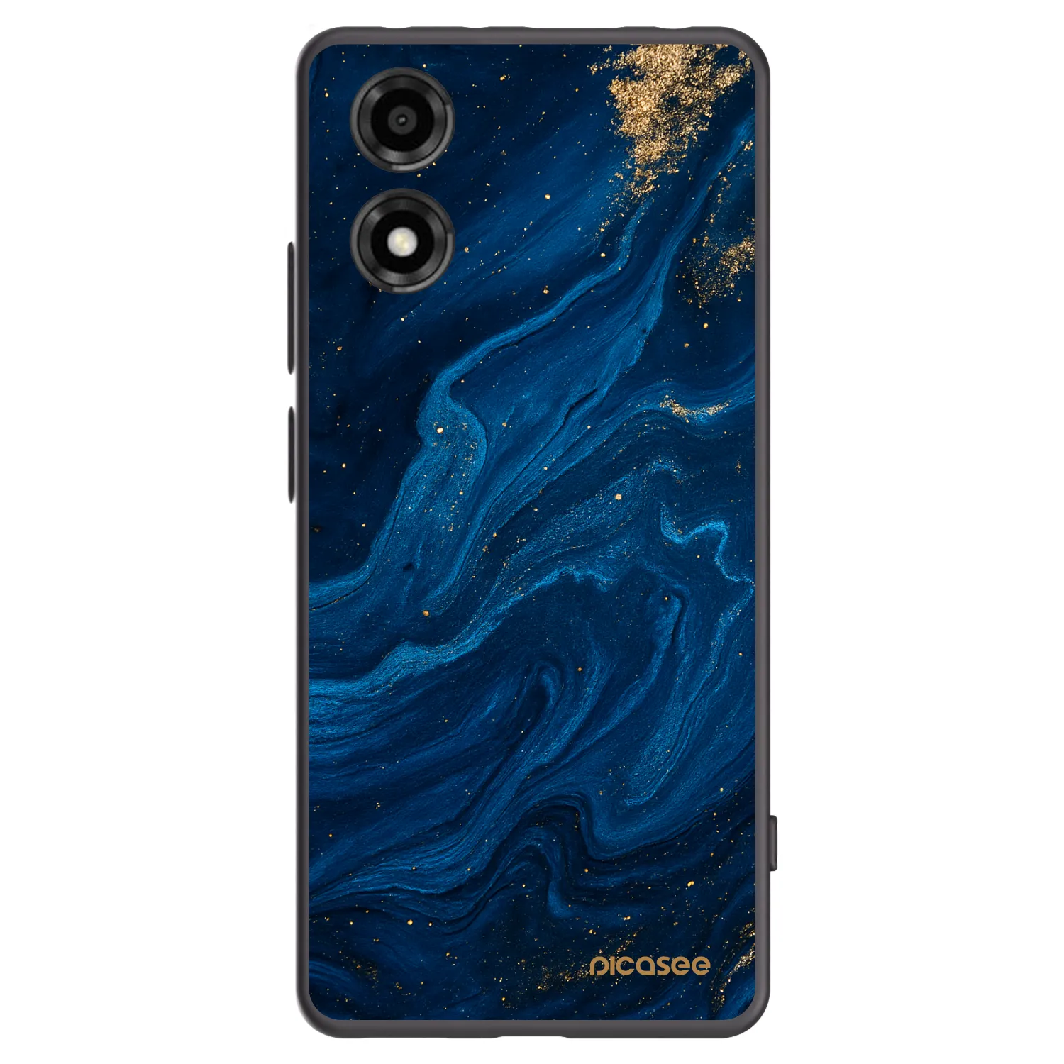 Picasee fekete szilikon tok az alábbi mobiltelefonokra Motorola Moto E14 - Blue