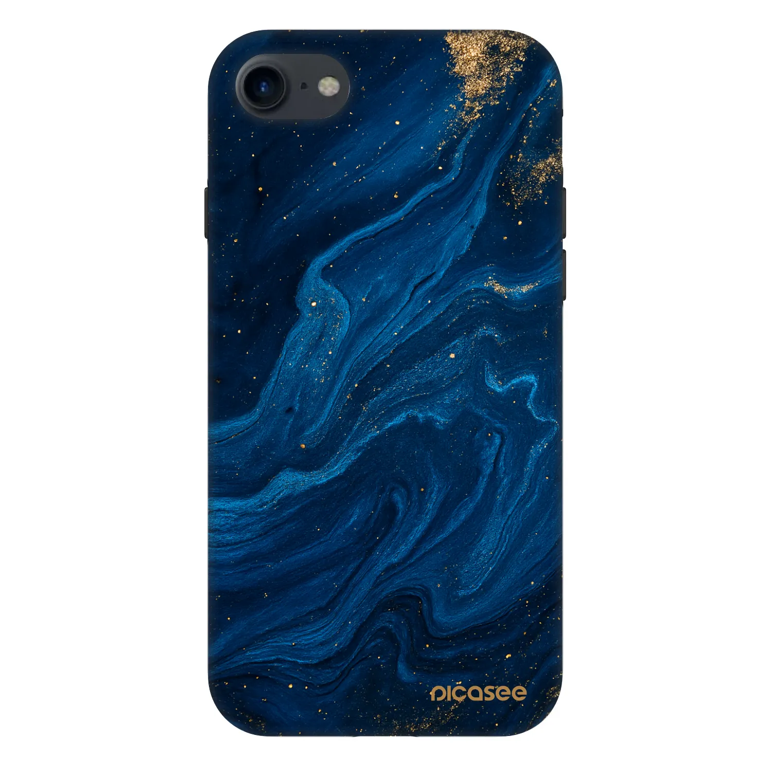 Picasee Fashion Case Apple iPhone SE 2020 - Blue