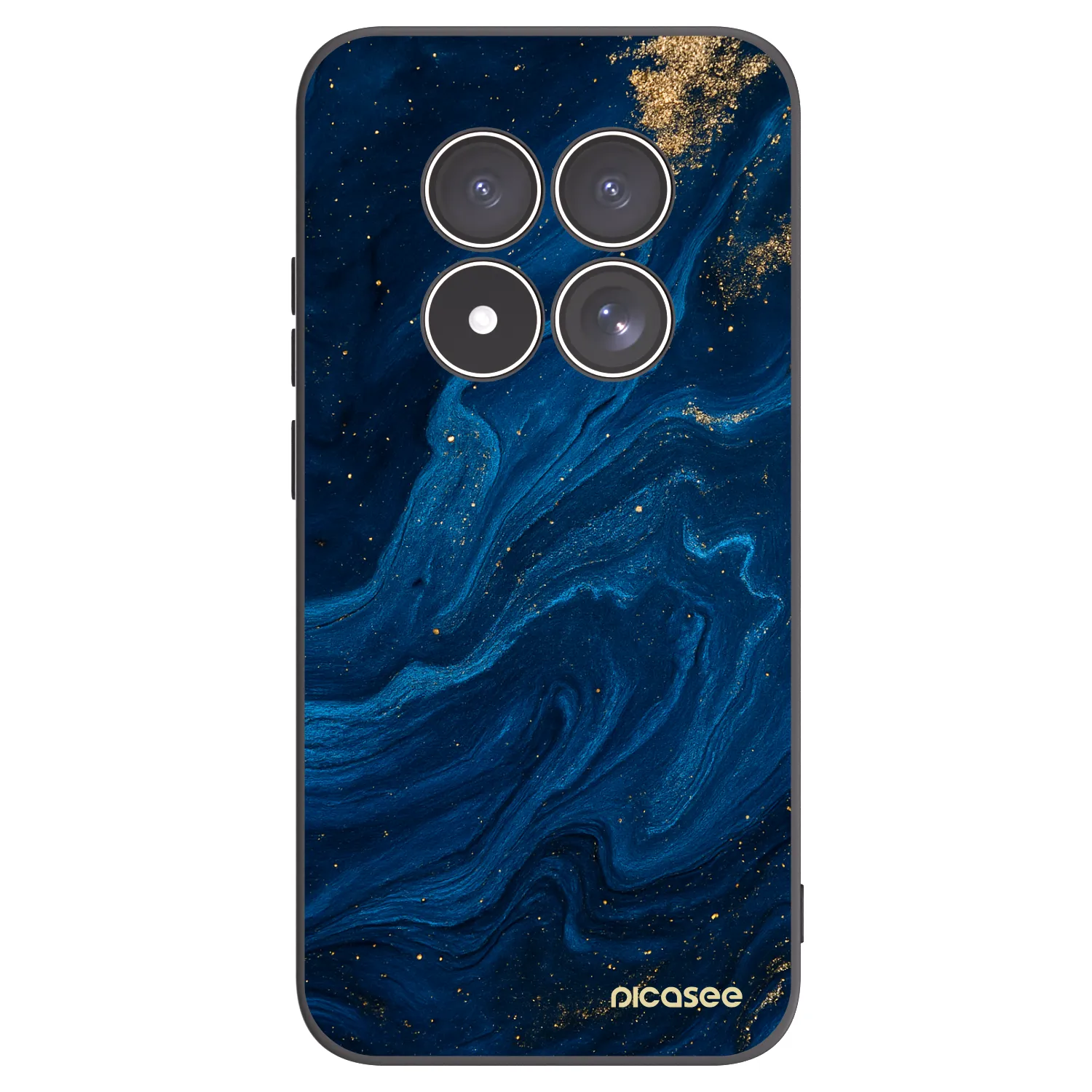 Picasee fekete szilikon tok az alábbi mobiltelefonokra Xiaomi Redmi Note 15 Pro 4G - Blue