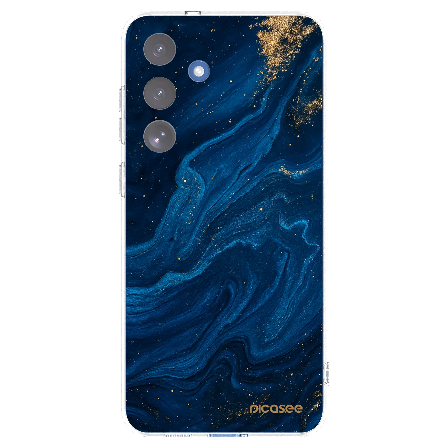 Picasee átlátszó szilikon tok az alábbi mobiltelefonokra Samsung Galaxy S25 FE 5G - Blue
