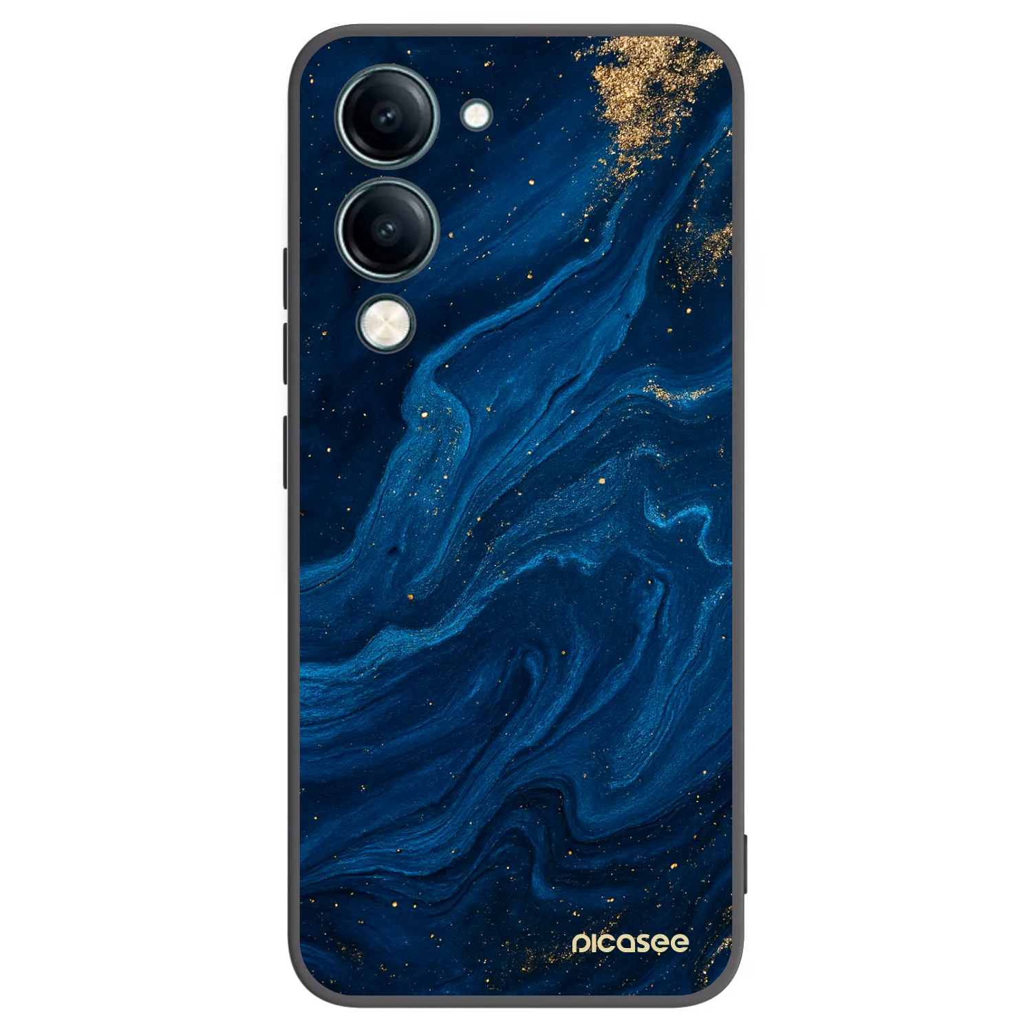 Picasee fekete szilikon tok az alábbi mobiltelefonokra Vivo Y29s 5G - Blue