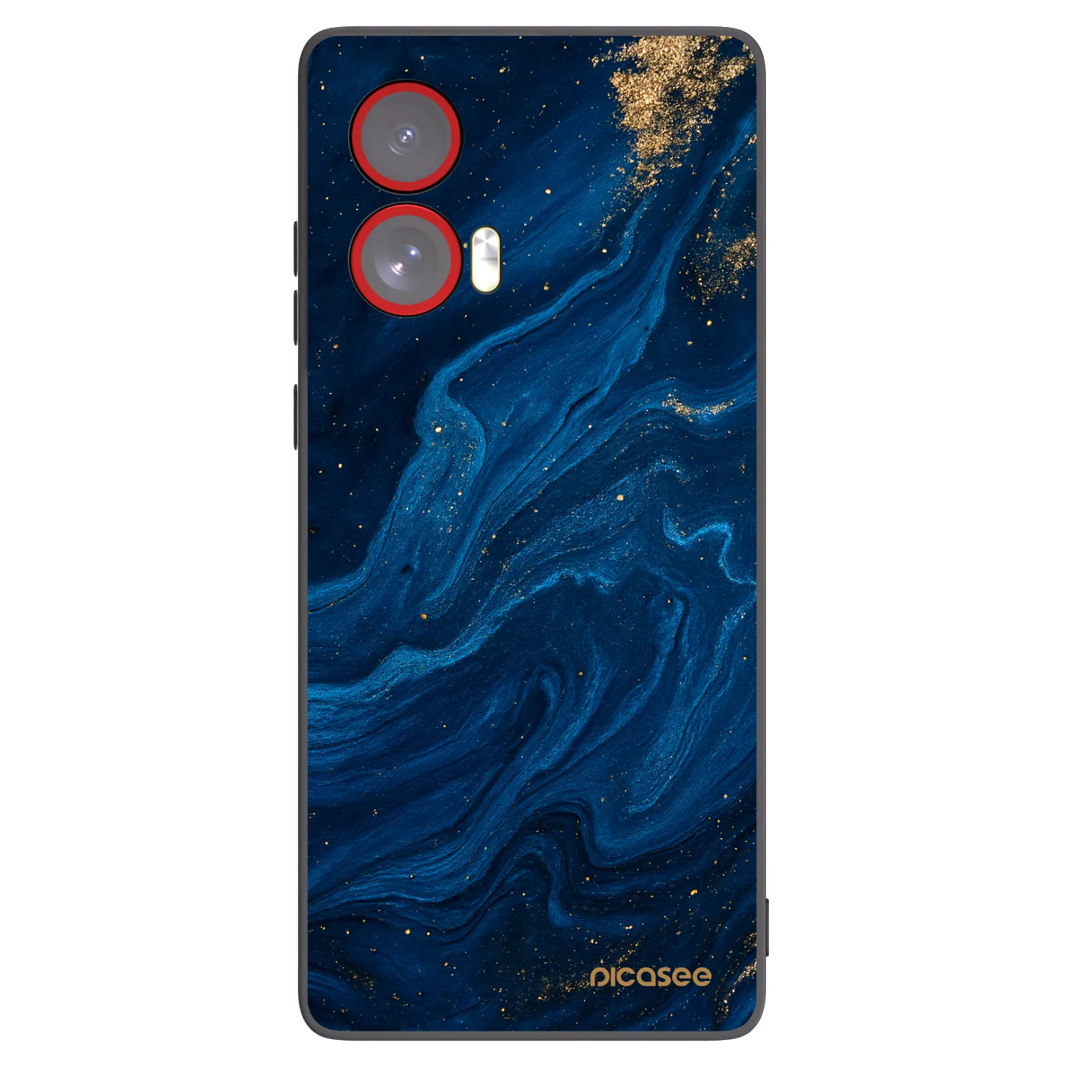 Picasee fekete szilikon tok az alábbi mobiltelefonokra Motorola Edge 50 Fusion - Blue