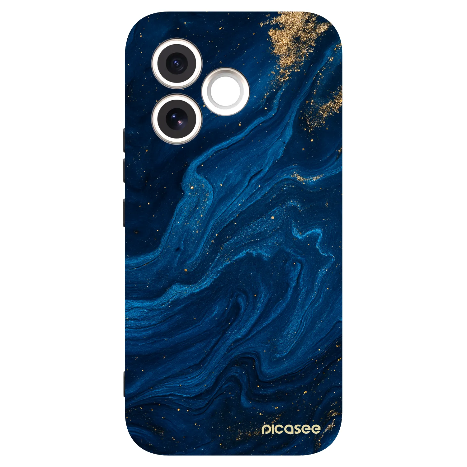 Picasee fekete szilikon tok az alábbi mobiltelefonokra Honor 600 Lite - Blue
