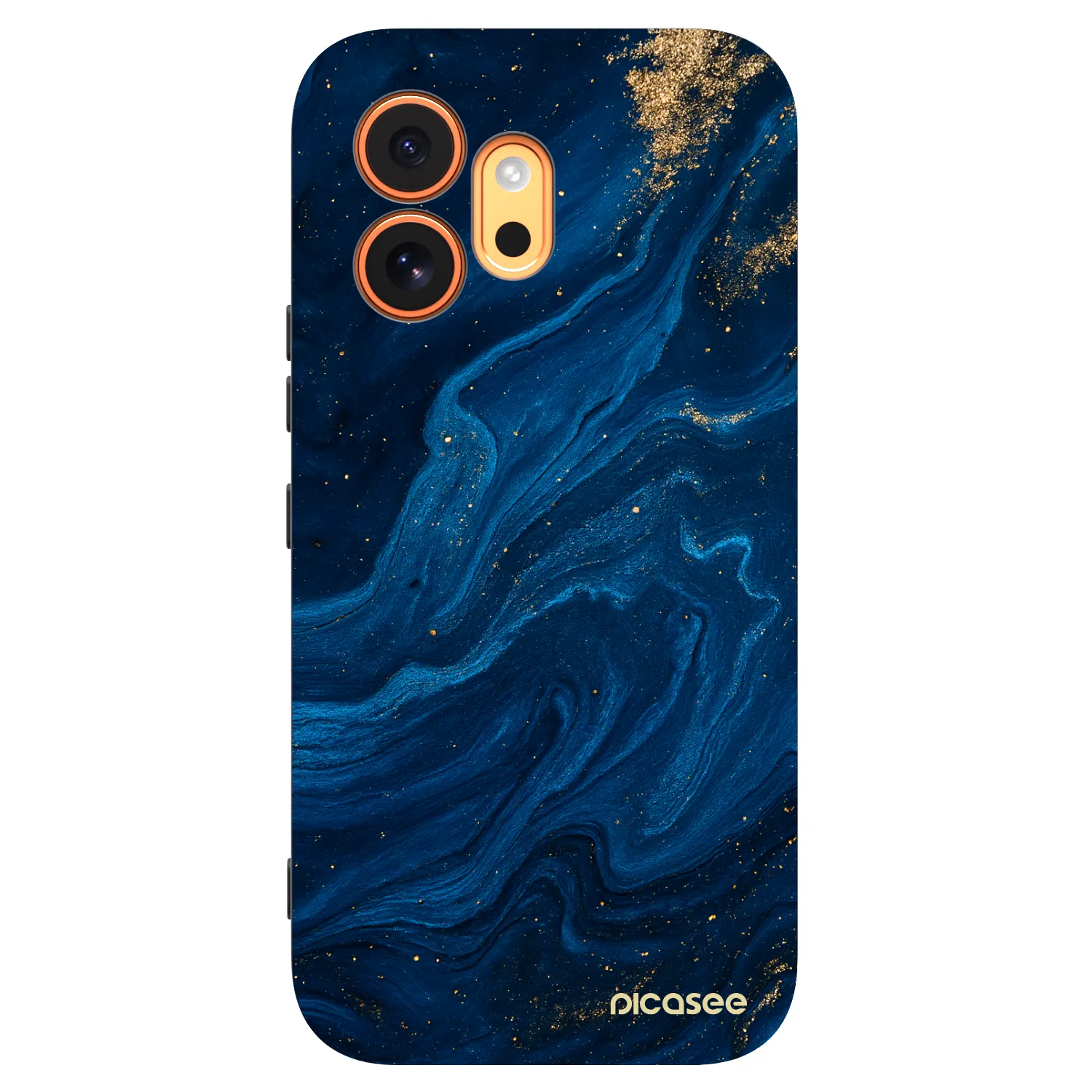 Picasee fekete szilikon tok az alábbi mobiltelefonokra Honor 600 - Blue