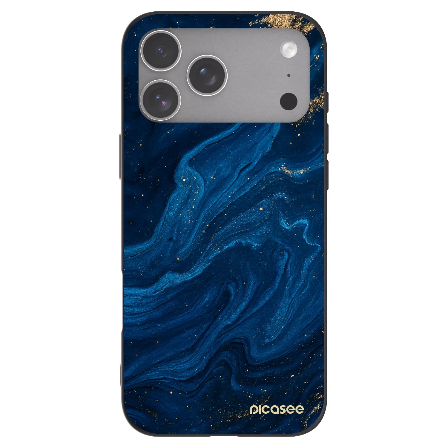 Picasee fekete szilikon tok az alábbi mobiltelefonokra Apple iPhone 18 Pro Max - Blue