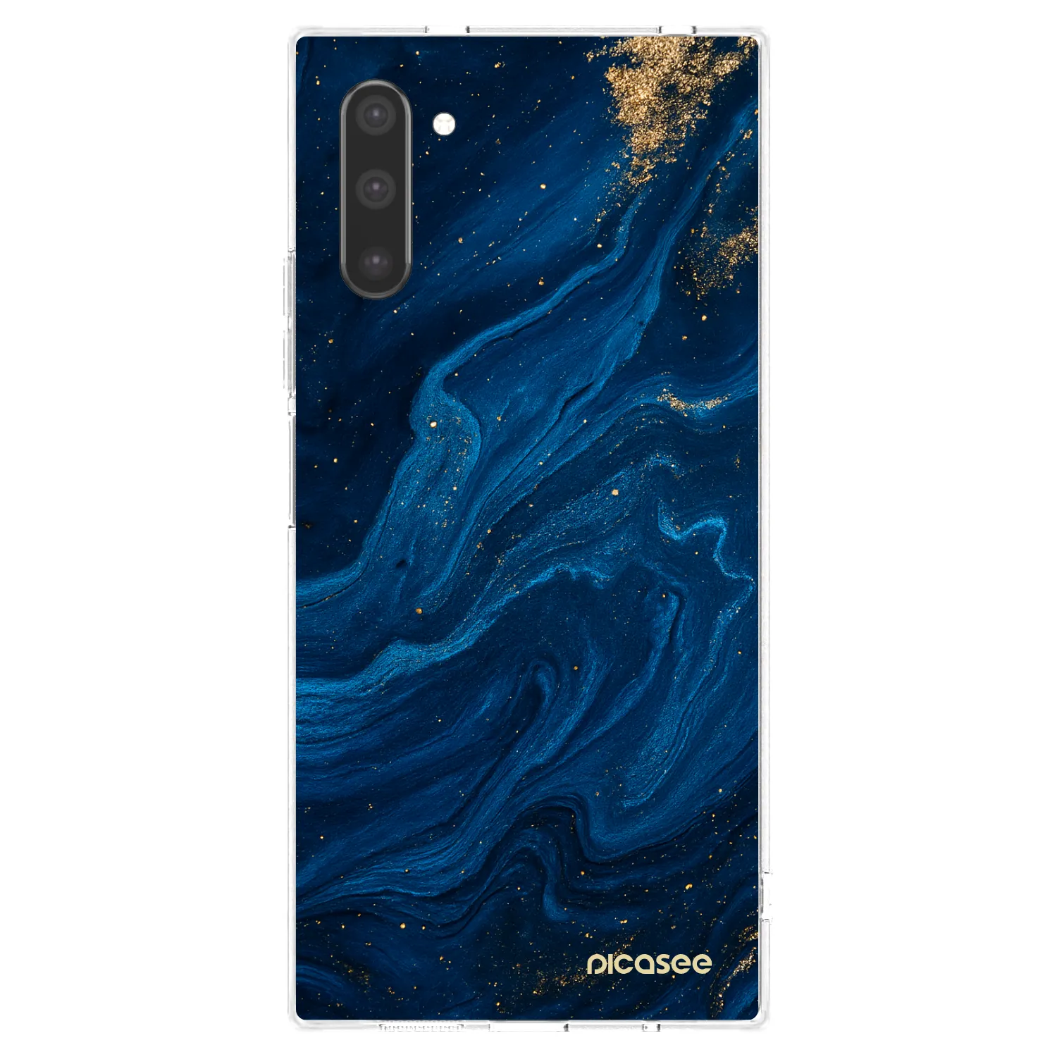 Picasee átlátszó szilikon tok az alábbi mobiltelefonokra Samsung Galaxy Note 10 N970F - Blue