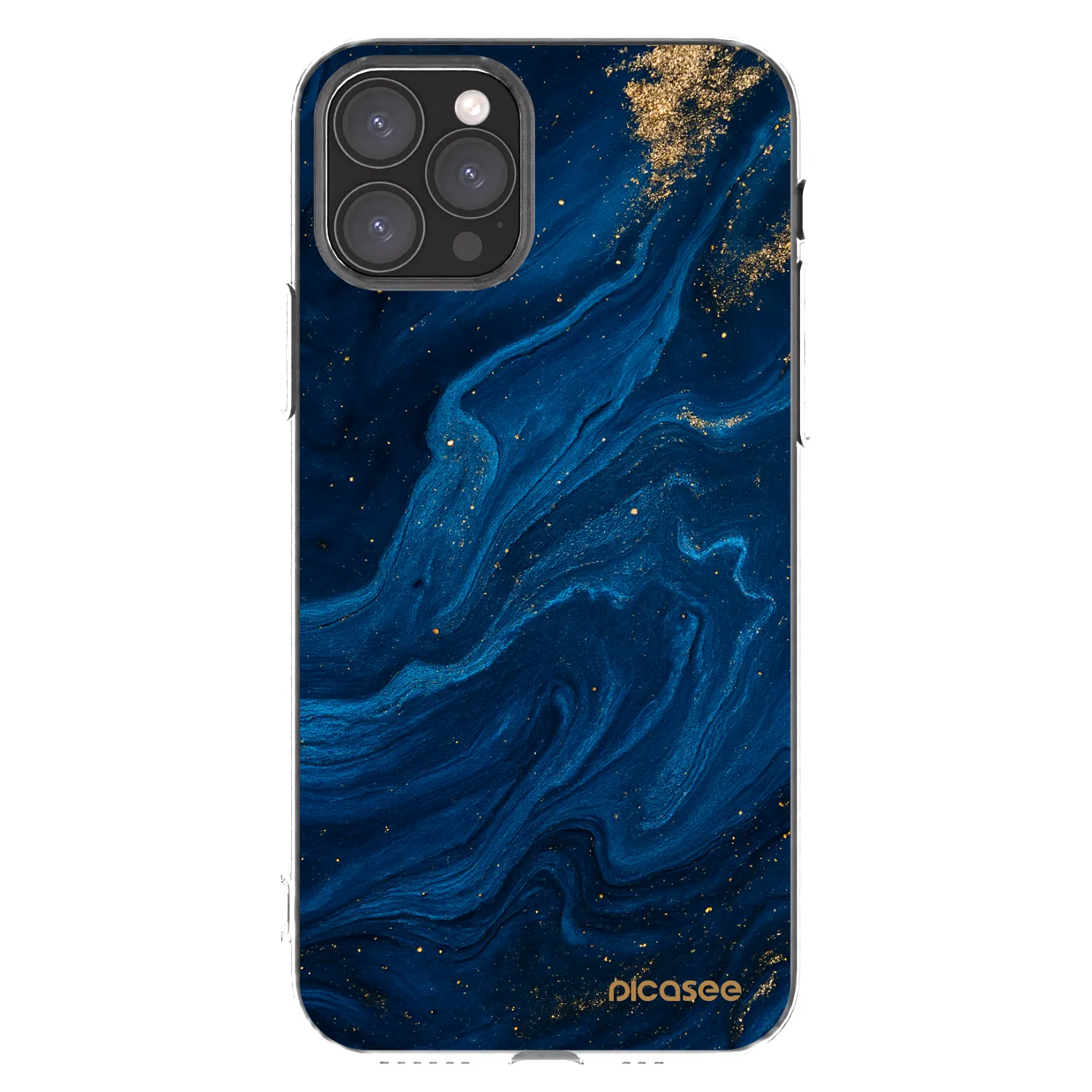 Picasee átlátszó szilikon tok az alábbi mobiltelefonokra Apple iPhone 11 Pro - Blue