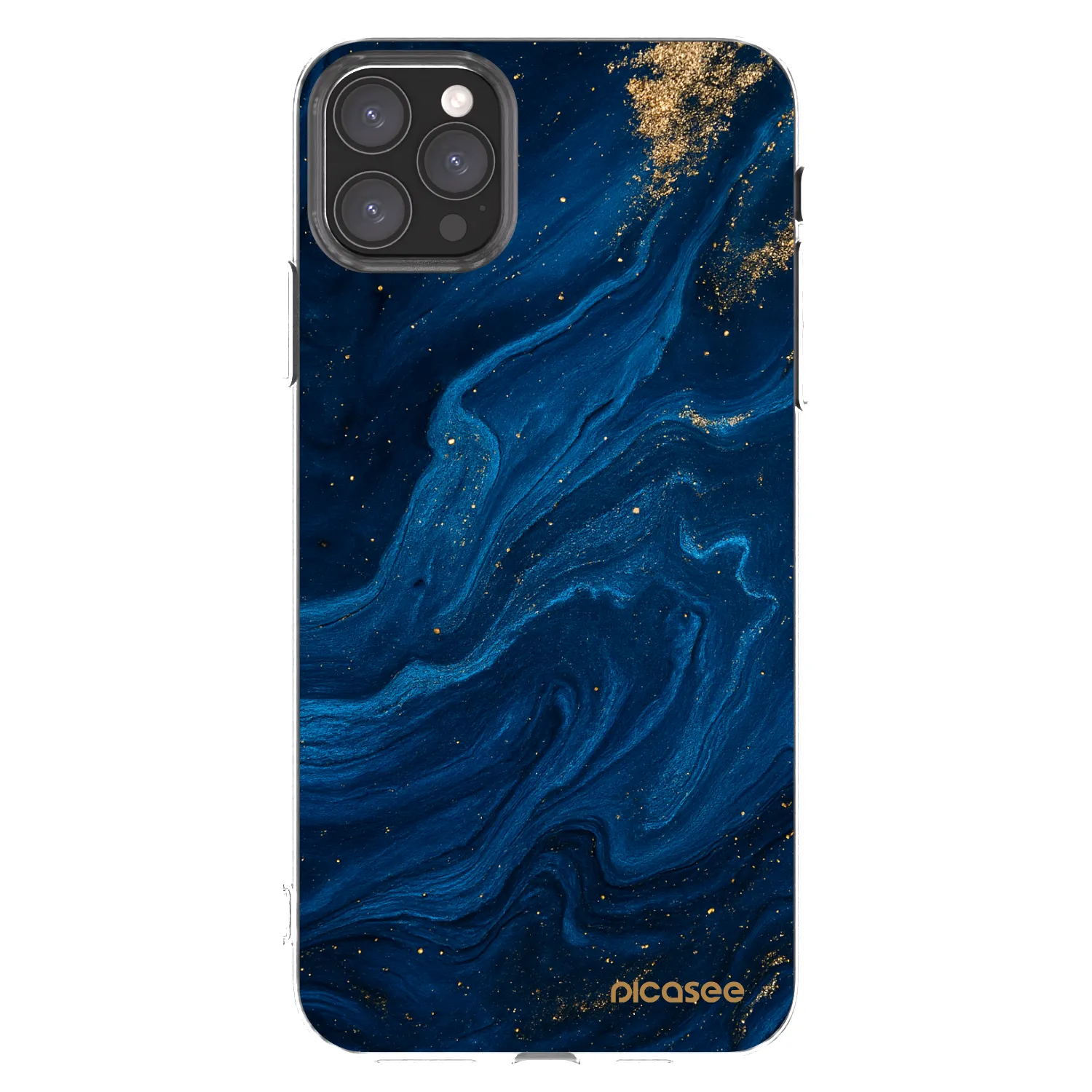 Picasee átlátszó szilikon tok az alábbi mobiltelefonokra Apple iPhone 11 Pro Max - Blue
