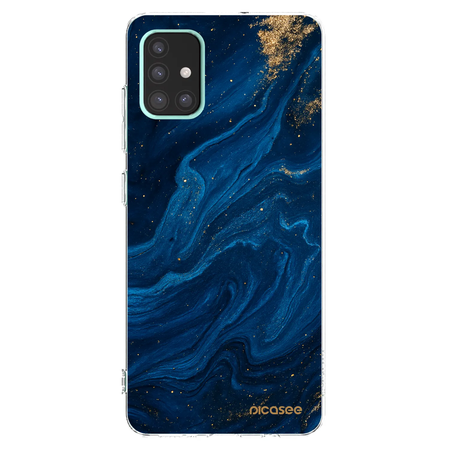 Picasee átlátszó szilikon tok az alábbi mobiltelefonokra Samsung Galaxy A51 A515F - Blue