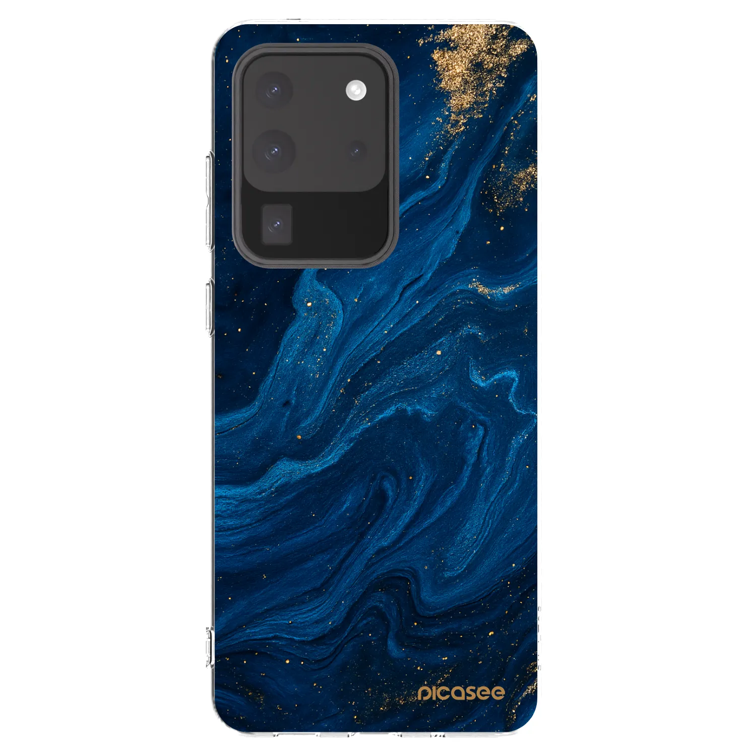 Picasee átlátszó szilikon tok az alábbi mobiltelefonokra Samsung Galaxy S20 Ultra 5G G988F - Blue