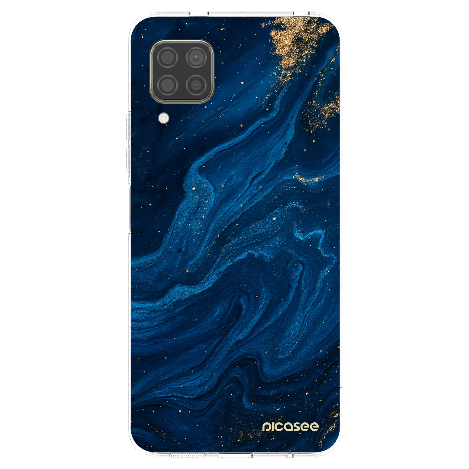 Picasee átlátszó szilikon tok az alábbi mobiltelefonokra Huawei P40 Lite - Blue