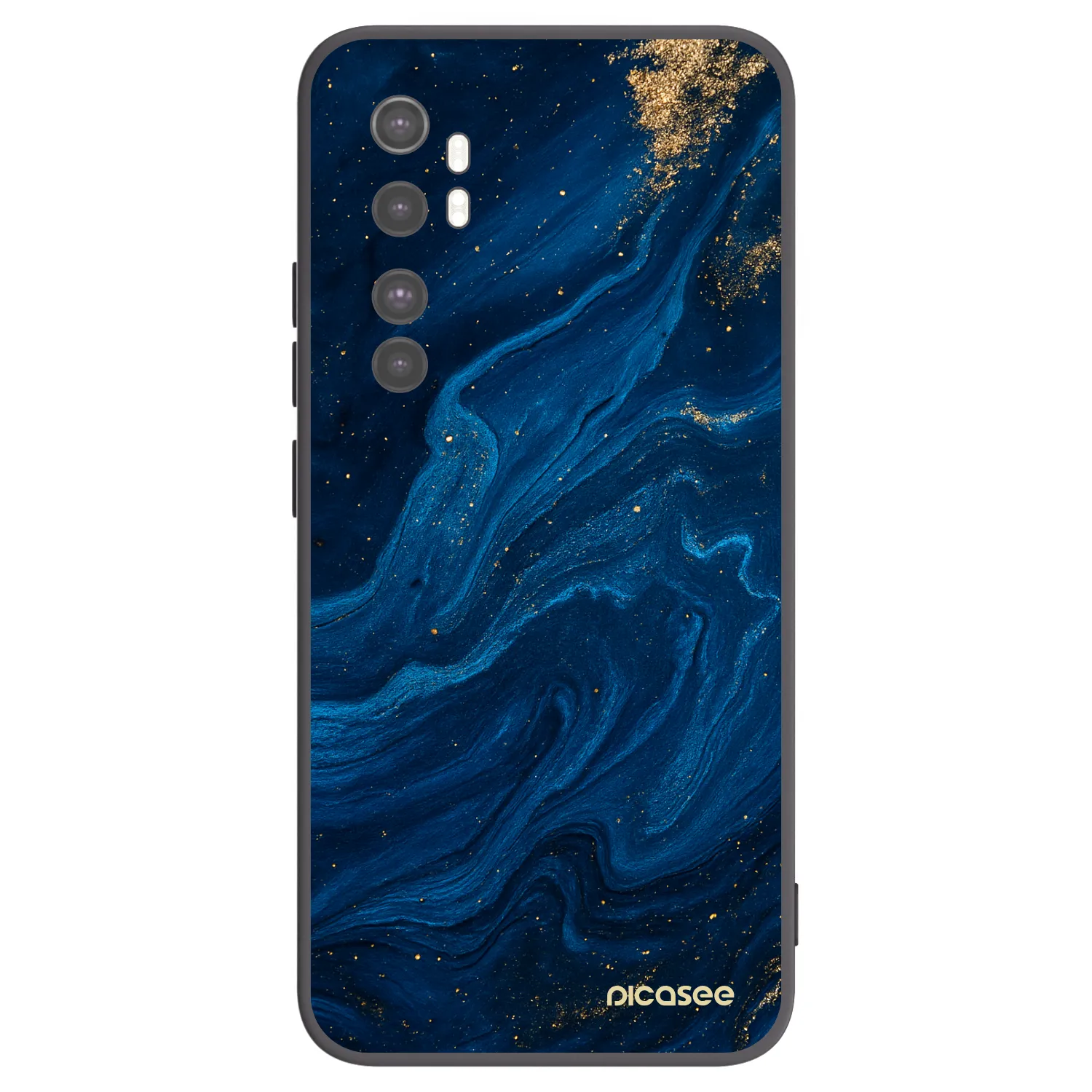 Picasee fekete szilikon tok az alábbi mobiltelefonokra Xiaomi Mi Note 10 Lite - Blue