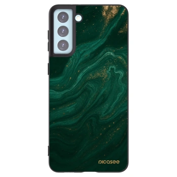 Picasee fekete szilikon tok az alábbi mobiltelefonokra Samsung Galaxy S21+ 5G G996F - Green