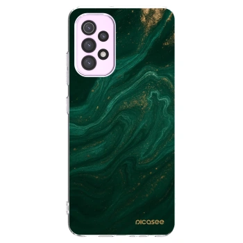 Picasee átlátszó szilikon tok az alábbi mobiltelefonokra Samsung Galaxy A32 5G A326B - Green
